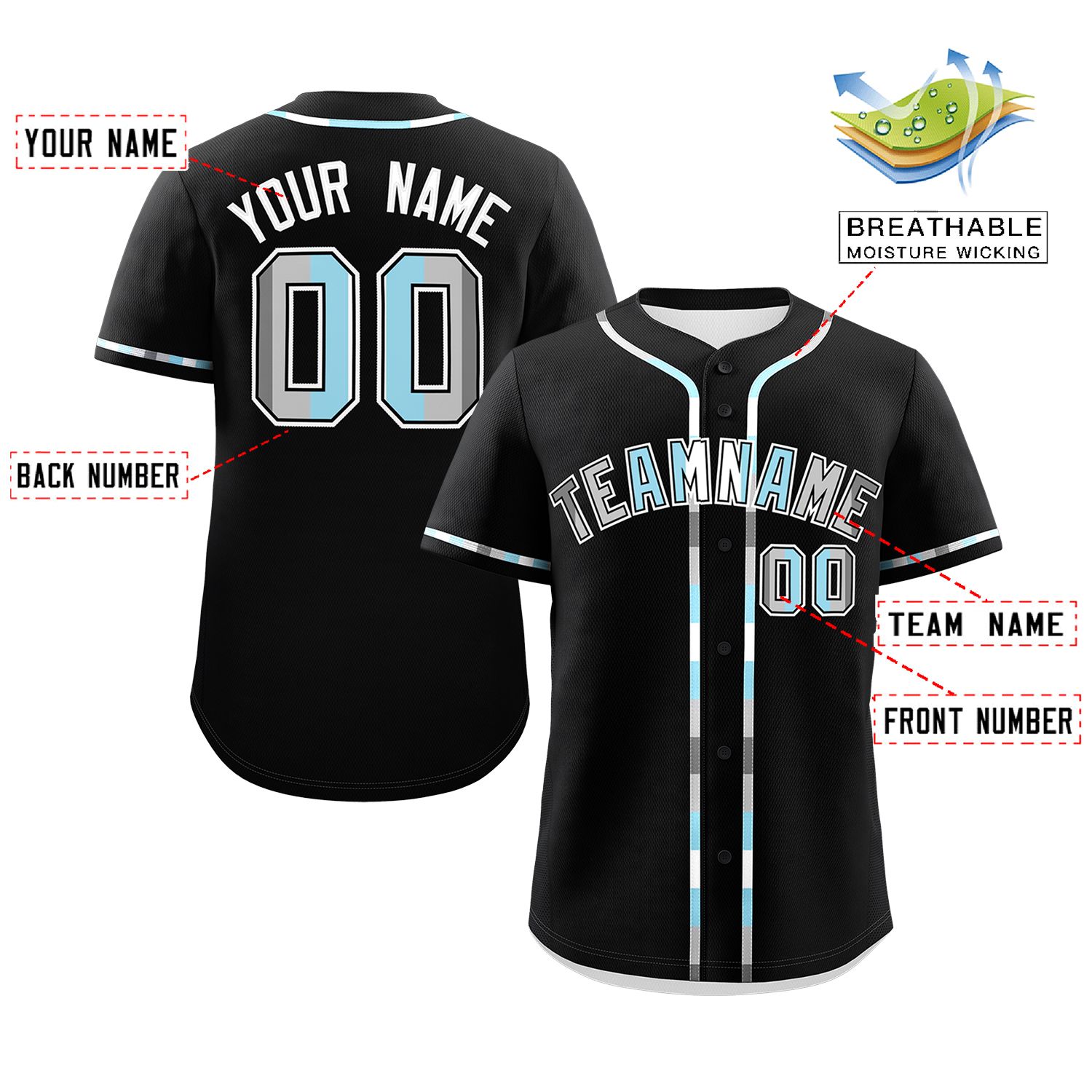 Custom Black Demiboy For Pride Month Classic Style Authentic Baseball Jersey