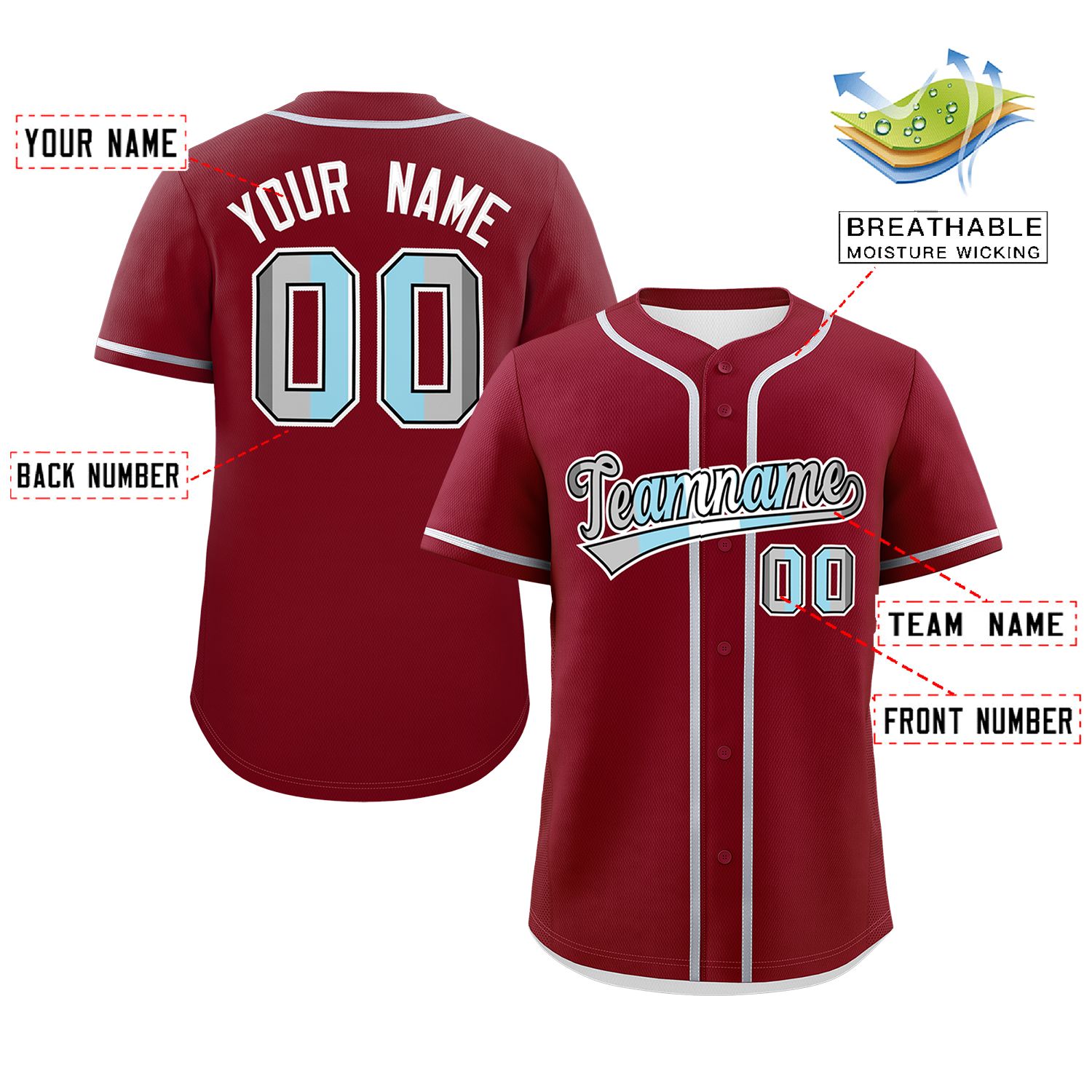 Custom Crimson Demiboy For Pride Month Classic Style Authentic Baseball Jersey