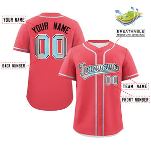 Custom Light Red Demiboy For Pride Month Classic Style Authentic Baseball Jersey