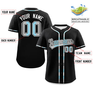 Custom Black Demiboy For Pride Month Classic Style Authentic Baseball Jersey