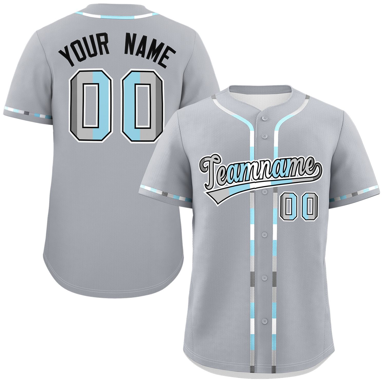 Custom Gray Demiboy For Pride Month Classic Style Authentic Baseball Jersey