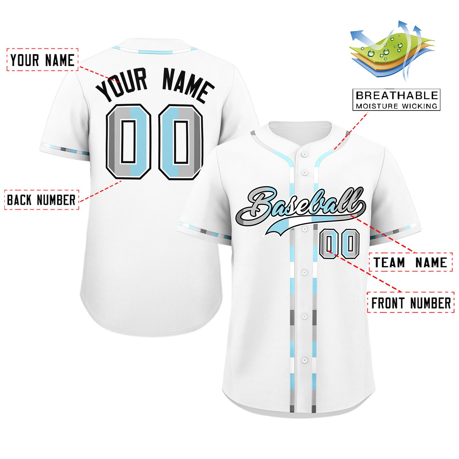 Custom White Demiboy For Pride Month Classic Style Authentic Baseball Jersey