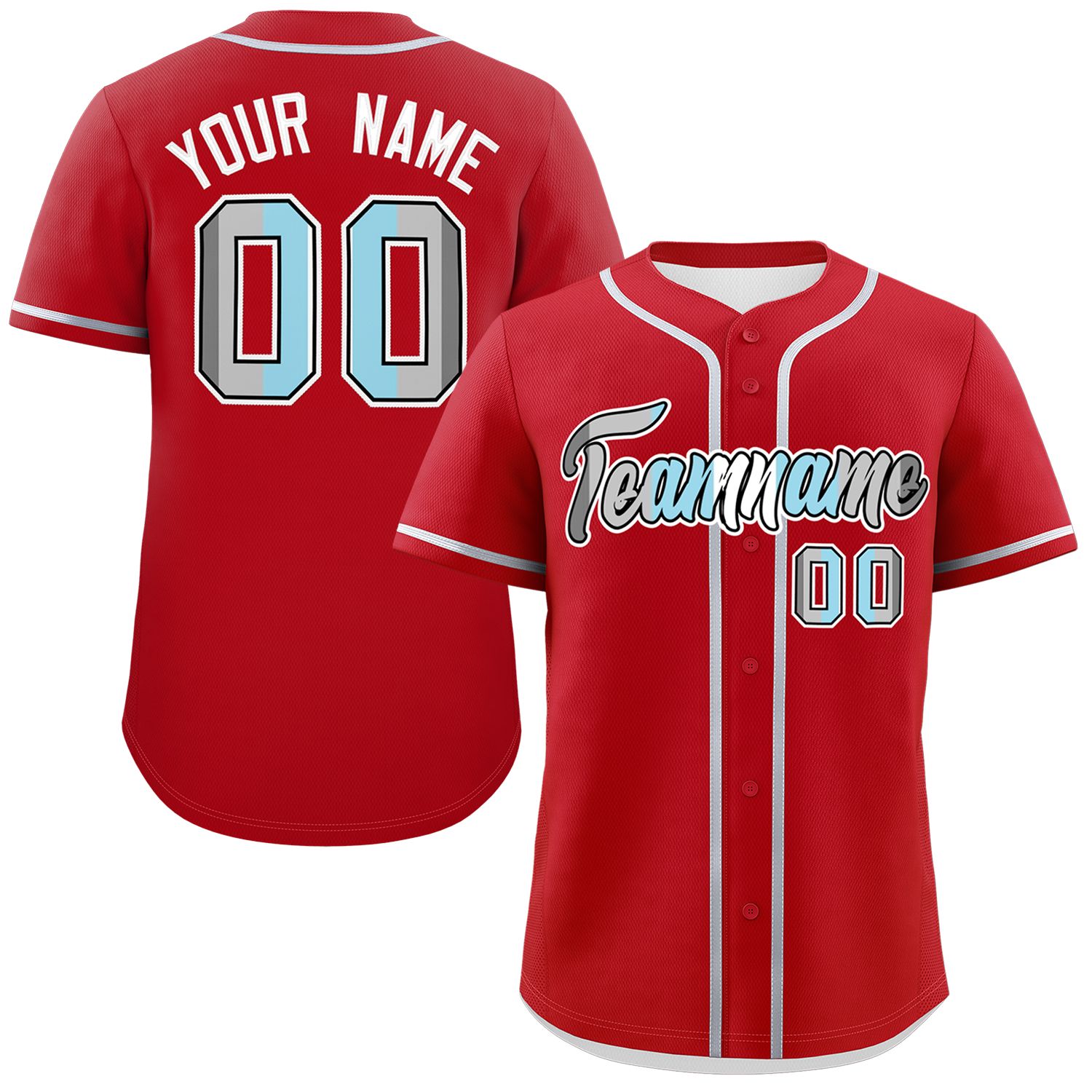 Custom Red Demiboy For Pride Month Classic Style Authentic Baseball Jersey