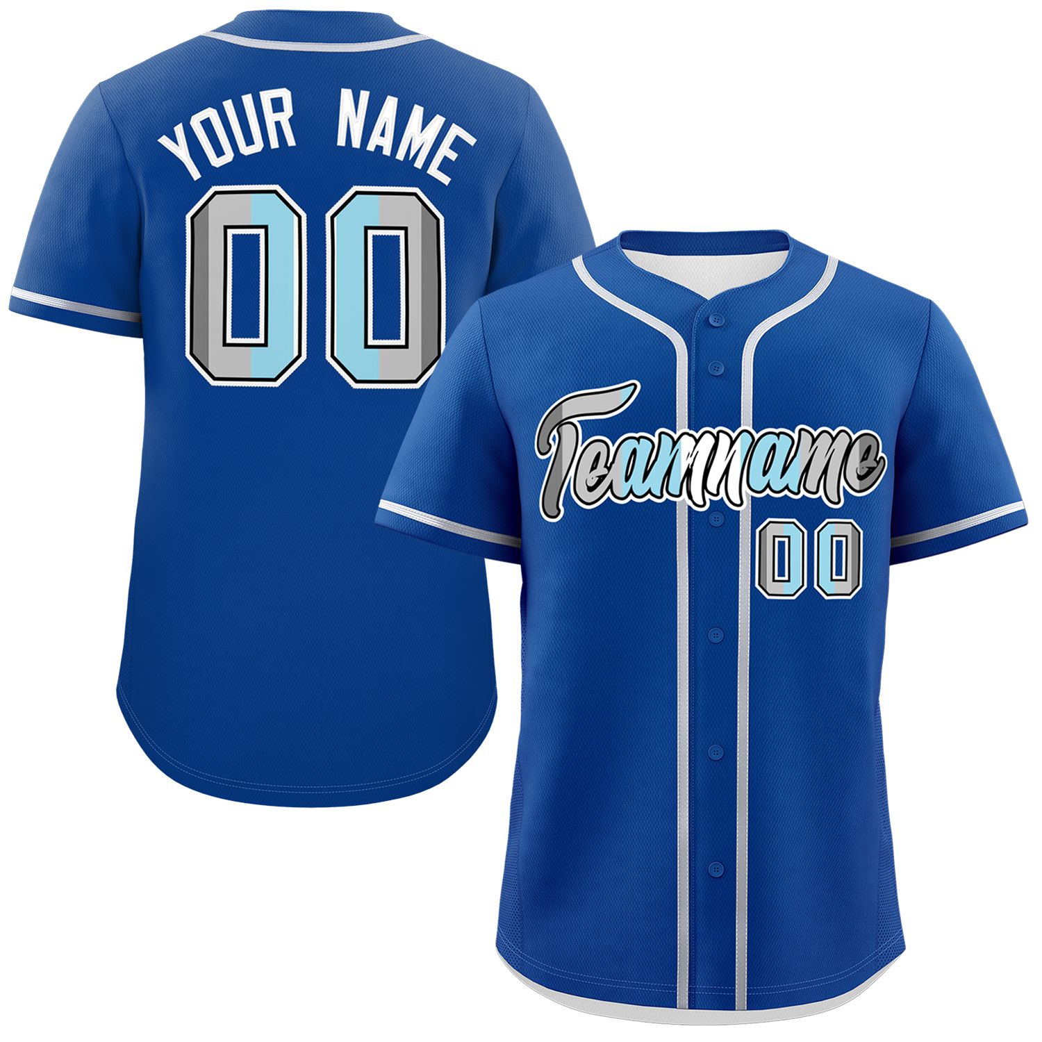 Custom Royal Demiboy For Pride Month Classic Style Authentic Baseball Jersey