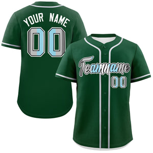 Custom Green Demiboy For Pride Month Classic Style Authentic Baseball Jersey