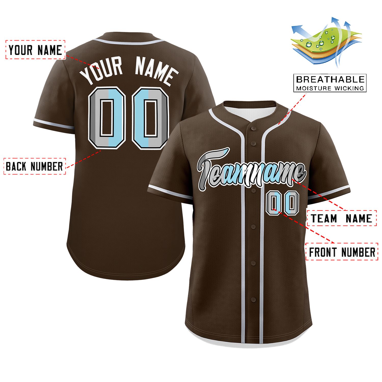 Custom Brown Demiboy For Pride Month Classic Style Authentic Baseball Jersey