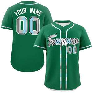 Custom Kelly Green Demiboy For Pride Month Classic Style Authentic Baseball Jersey