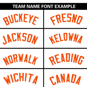 Custom White Orange Personalized Flame Graffiti Pattern Authentic Baseball Jersey