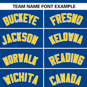 Custom Royal Gold Personalized Flame Graffiti Pattern Authentic Baseball Jersey