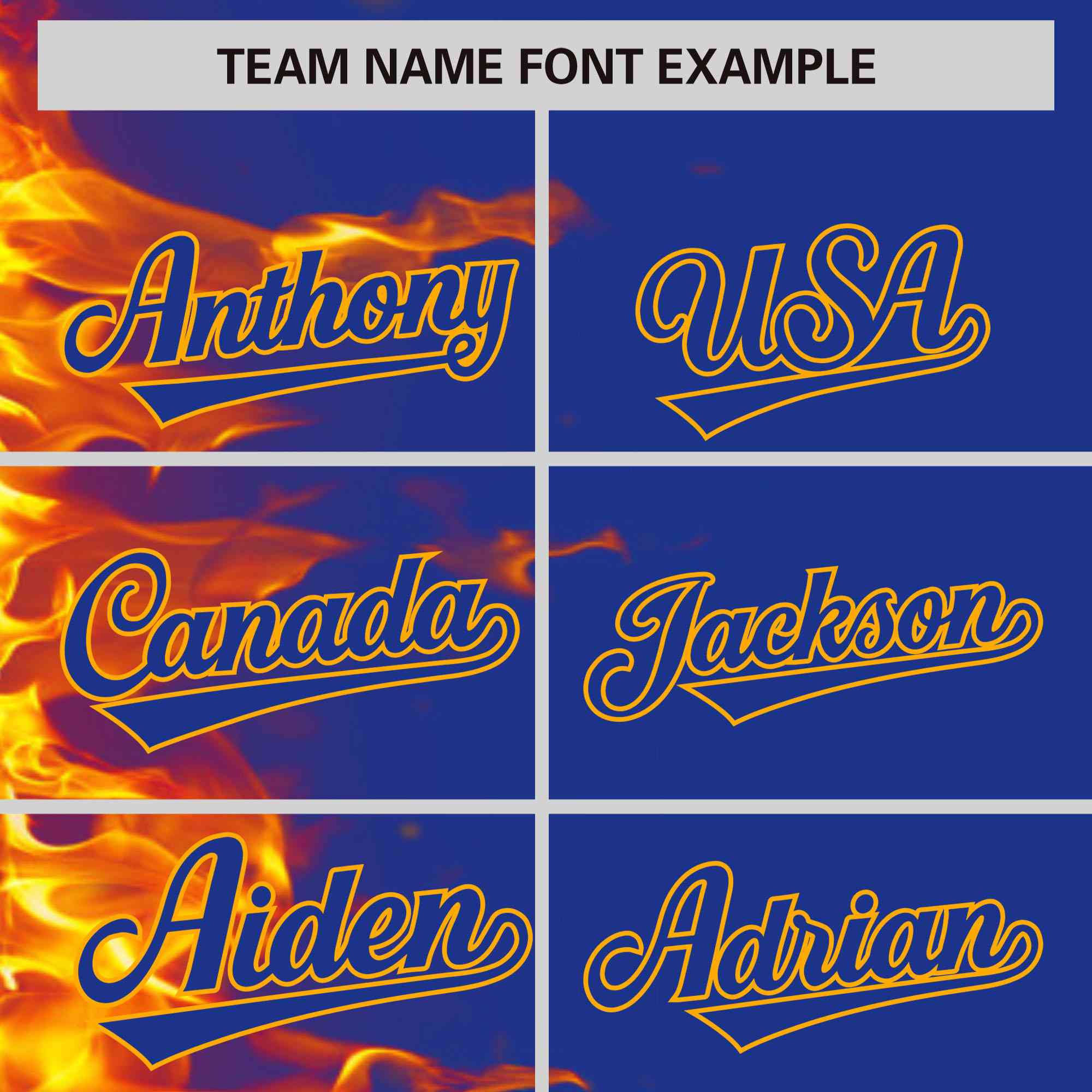 Custom Royal Personalized 3D Flame Design Authentic Baseball Jersey