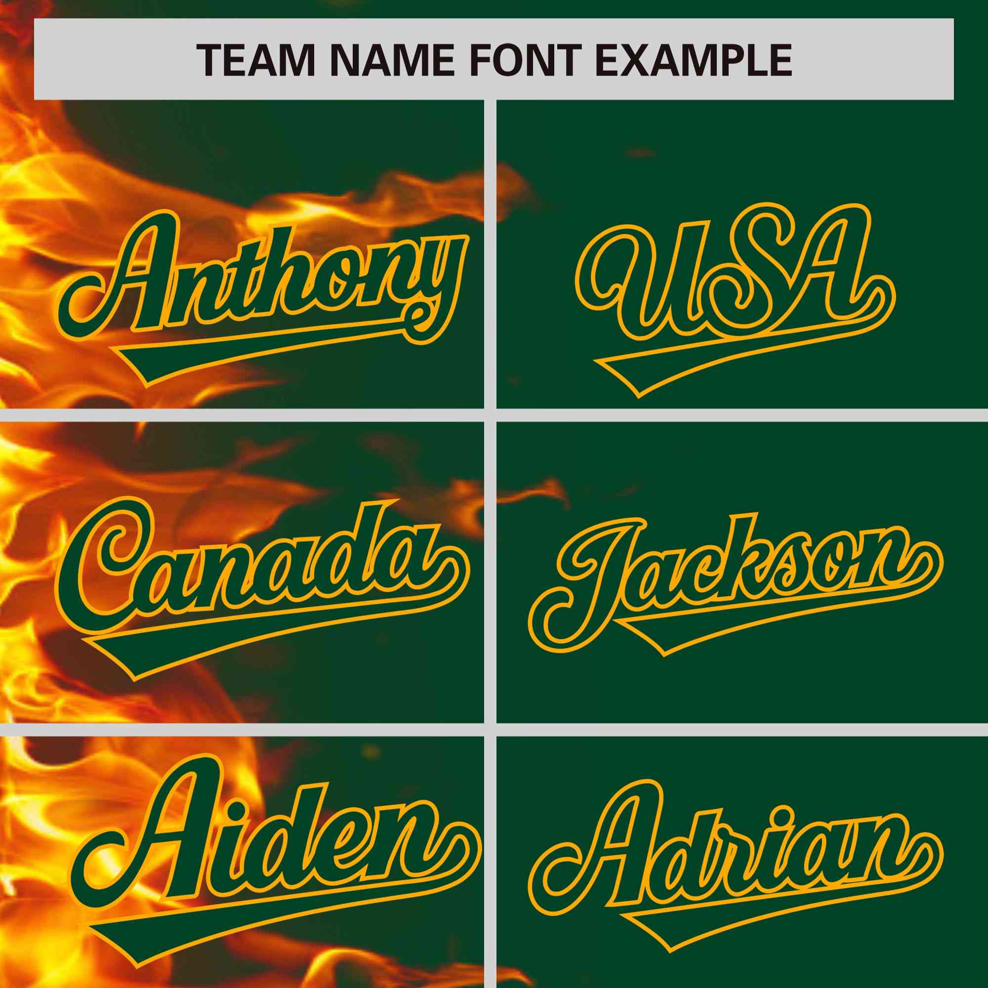 Custom Green Personalized 3D Flame Design Authentic Baseball Jersey