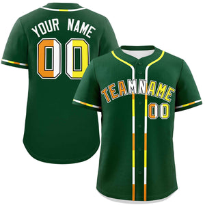 Custom Green Maverique For Pride Month Classic Style Authentic Baseball Jersey