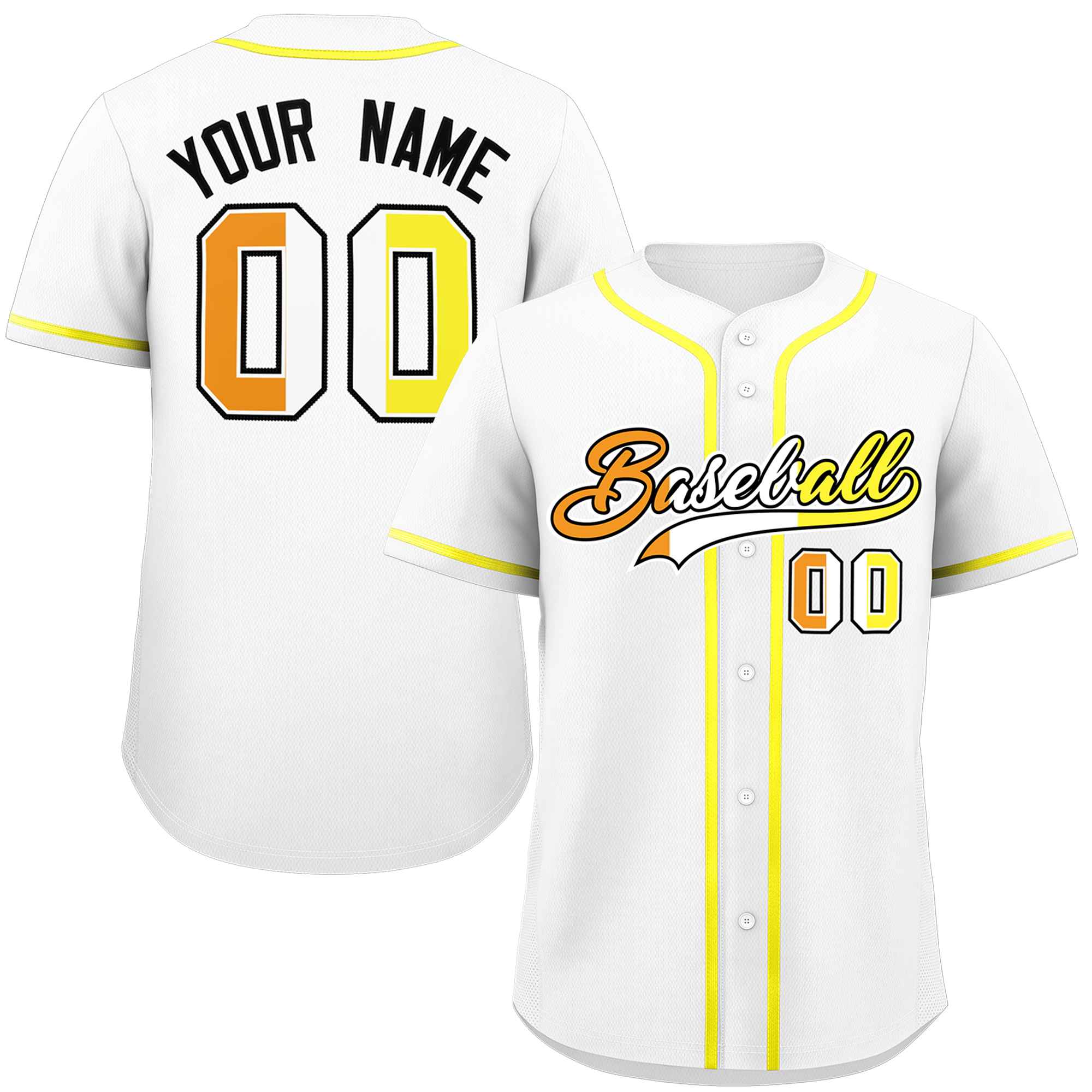 Custom White Maverique For Pride Month Classic Style Authentic Baseball Jersey