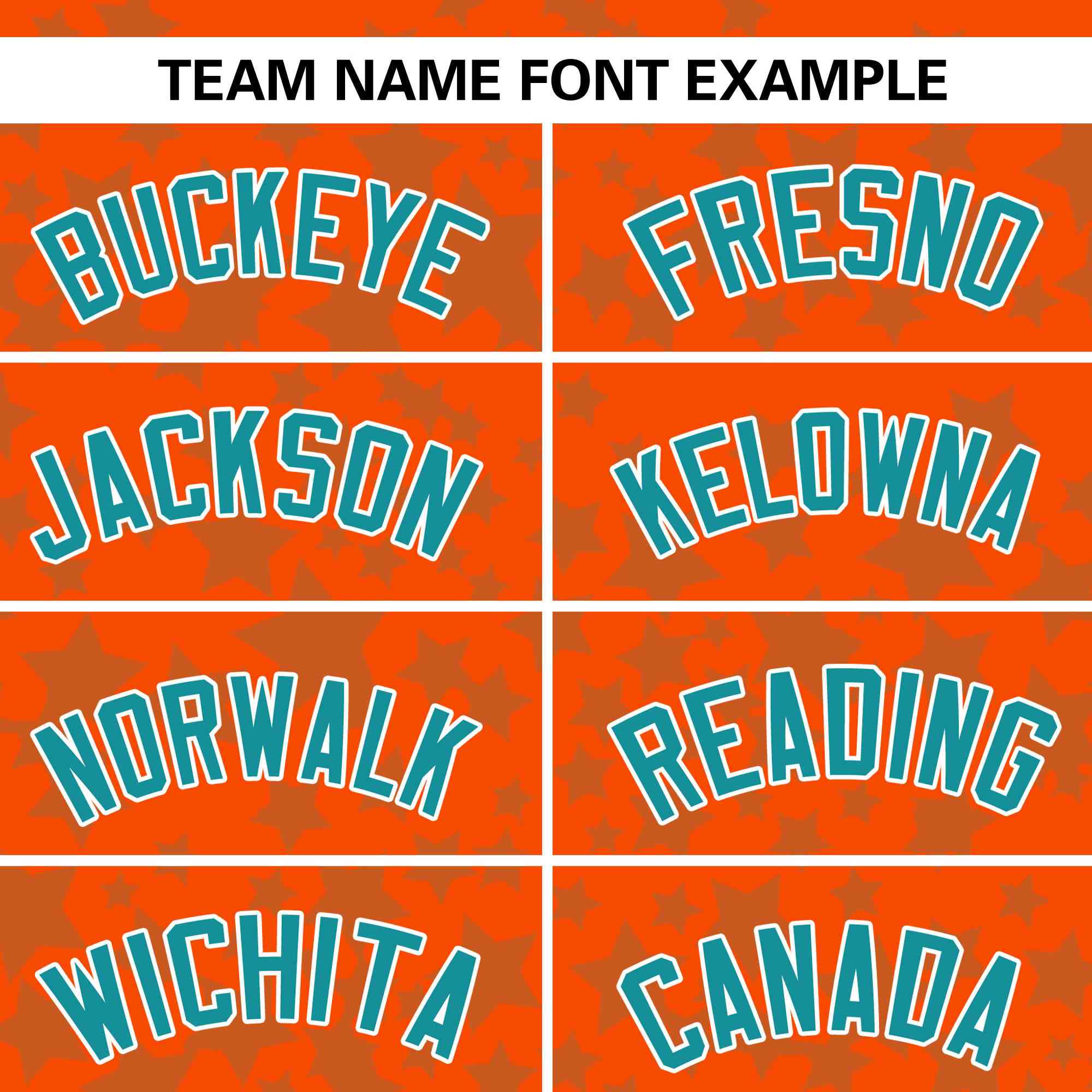 Custom Orange Aqua Personalized Star Graffiti Pattern Authentic Baseball Jersey