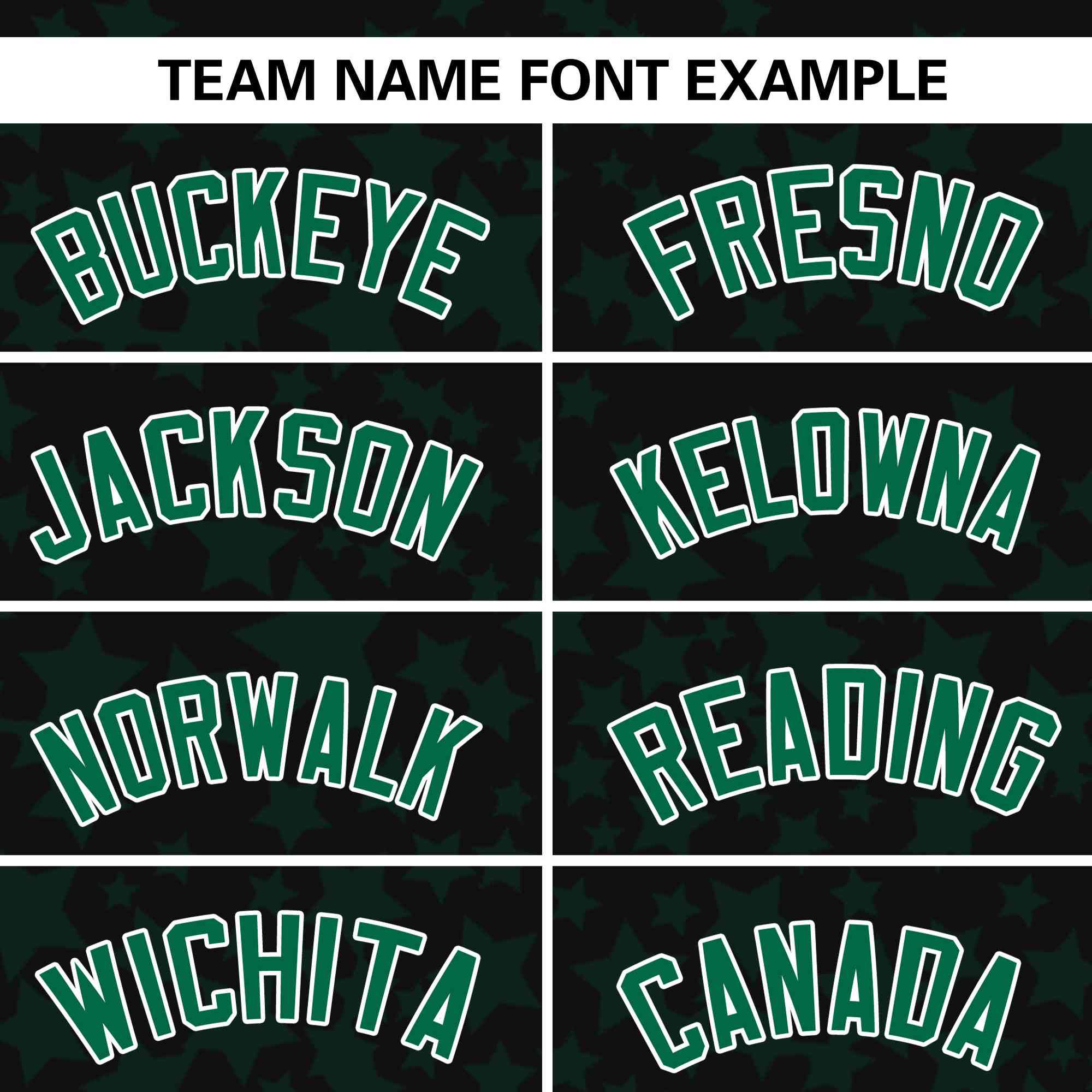 Custom Black Kelly Green Personalized Star Graffiti Pattern Authentic Baseball Jersey