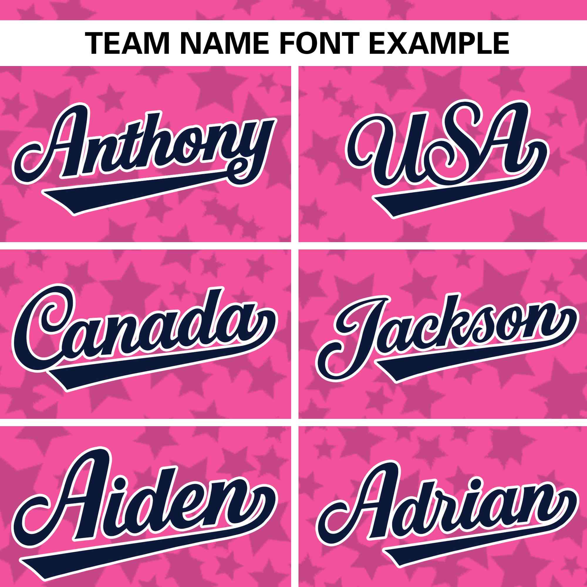 Custom Pink Navy Personalized Star Graffiti Pattern Authentic Baseball Jersey