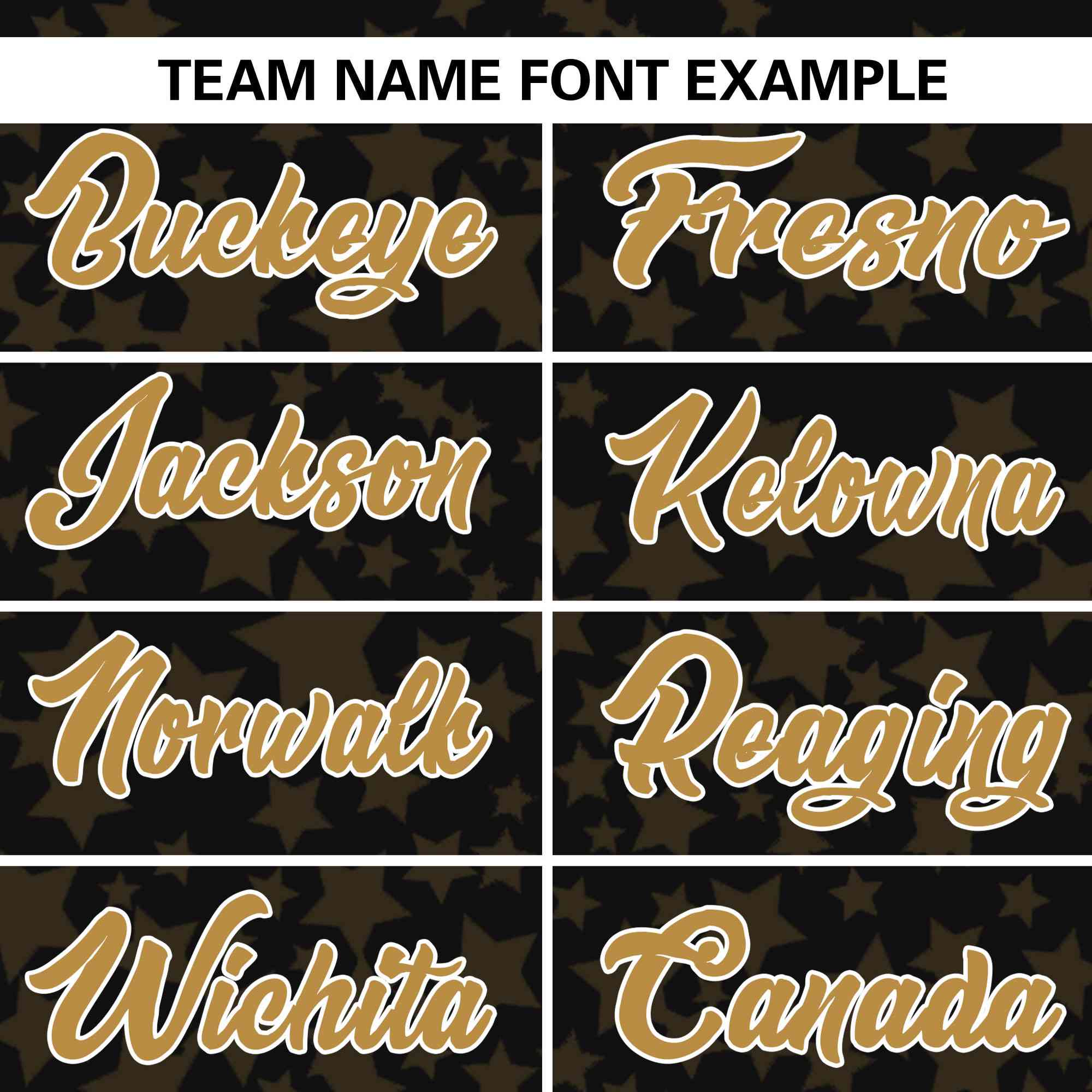 Custom Black Old Gold Personalized Star Graffiti Pattern Authentic Baseball Jersey