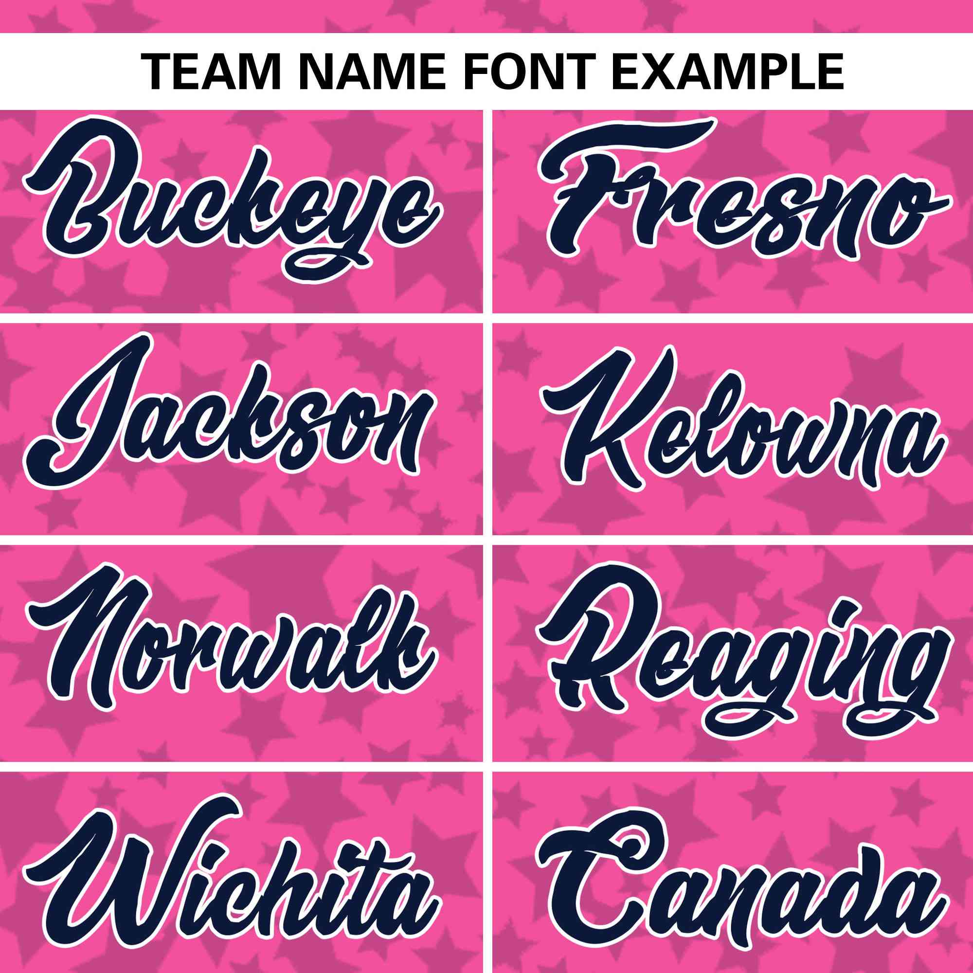 Custom Pink Navy Personalized Star Graffiti Pattern Authentic Baseball Jersey