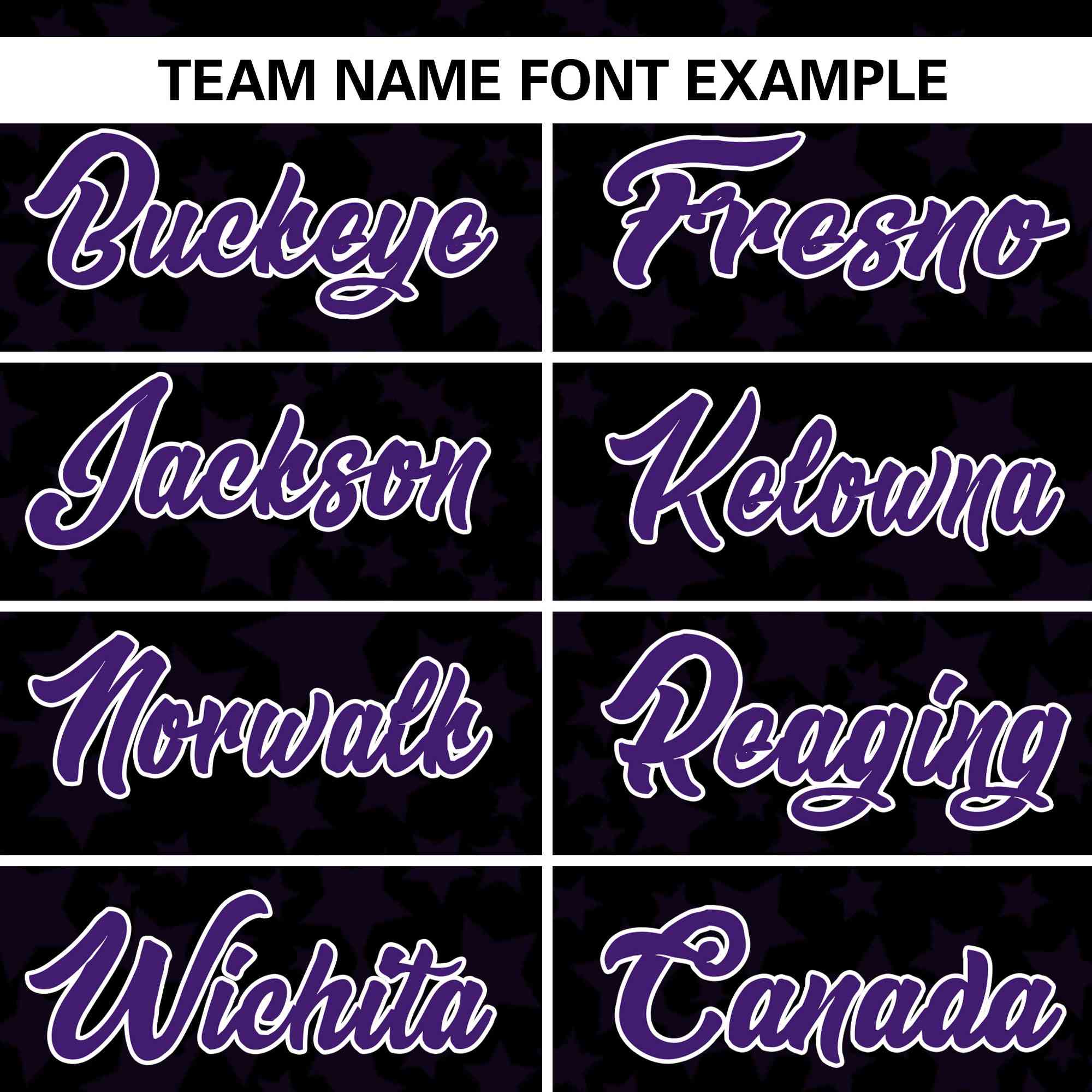 Custom Black Purple Personalized Star Graffiti Pattern Authentic Baseball Jersey