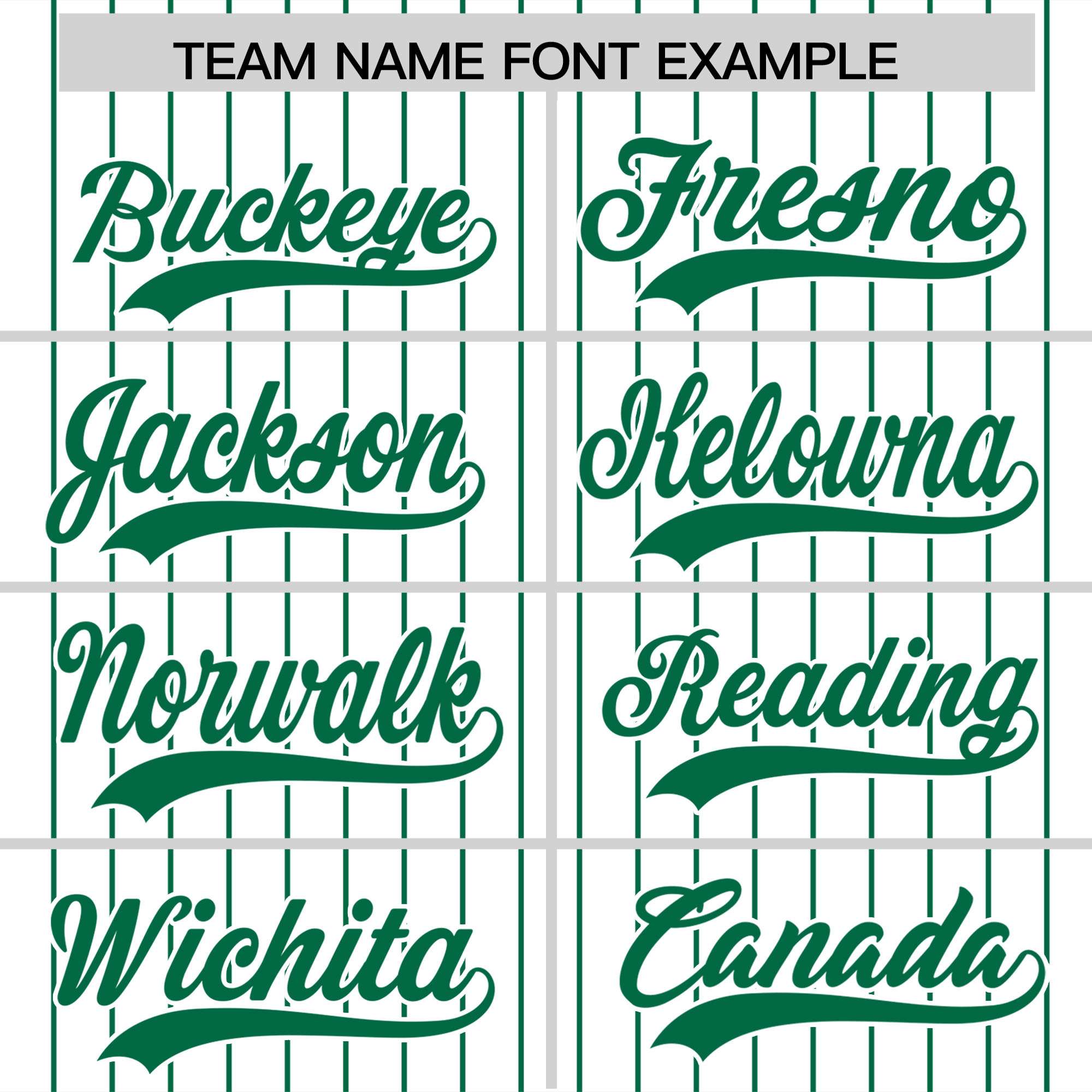 Custom White Kelly Green Pinstripe Personalized Two-Tone Authentic Baseball Jersey