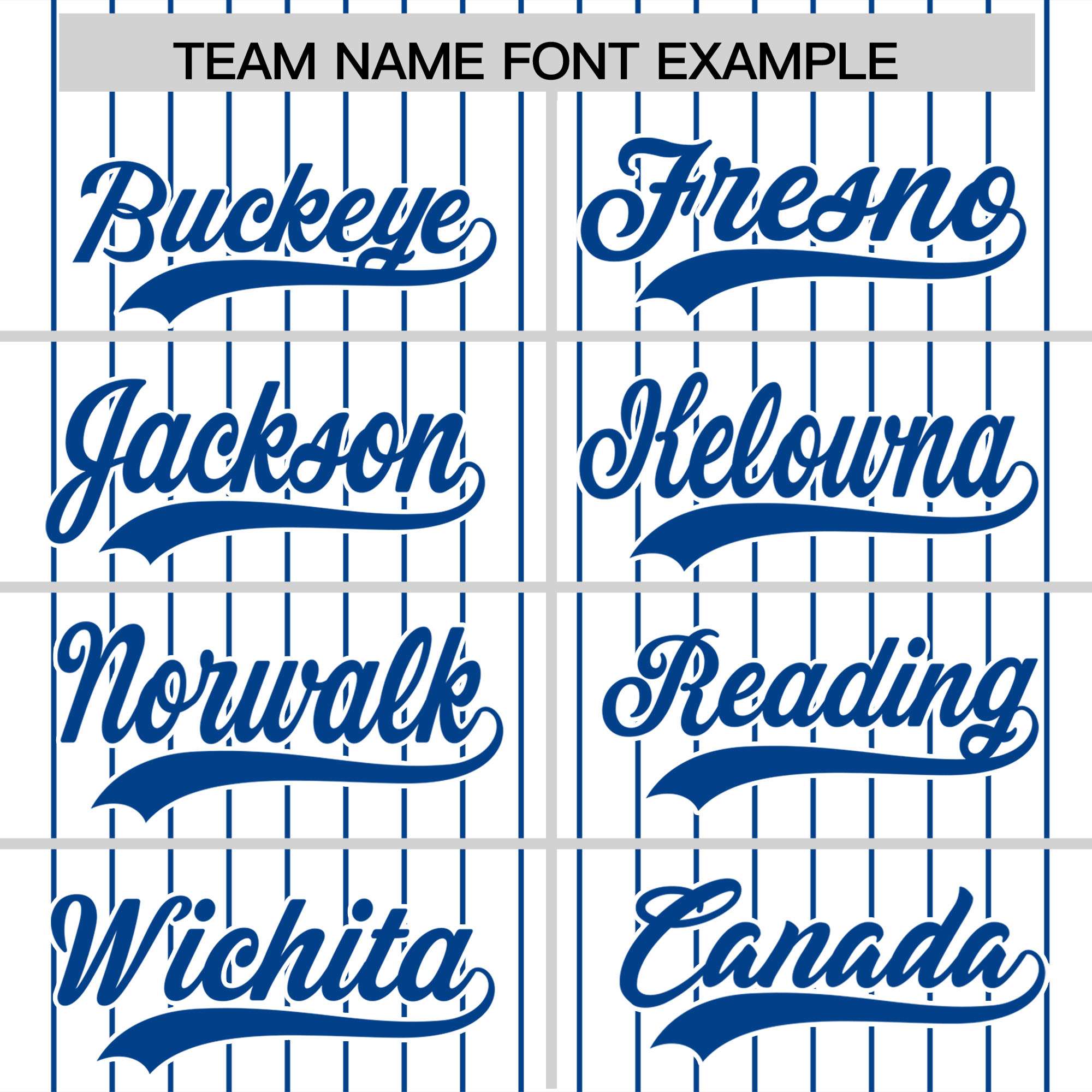 Custom White Royal Pinstripe Personalized Two-Tone Authentic Baseball Jersey