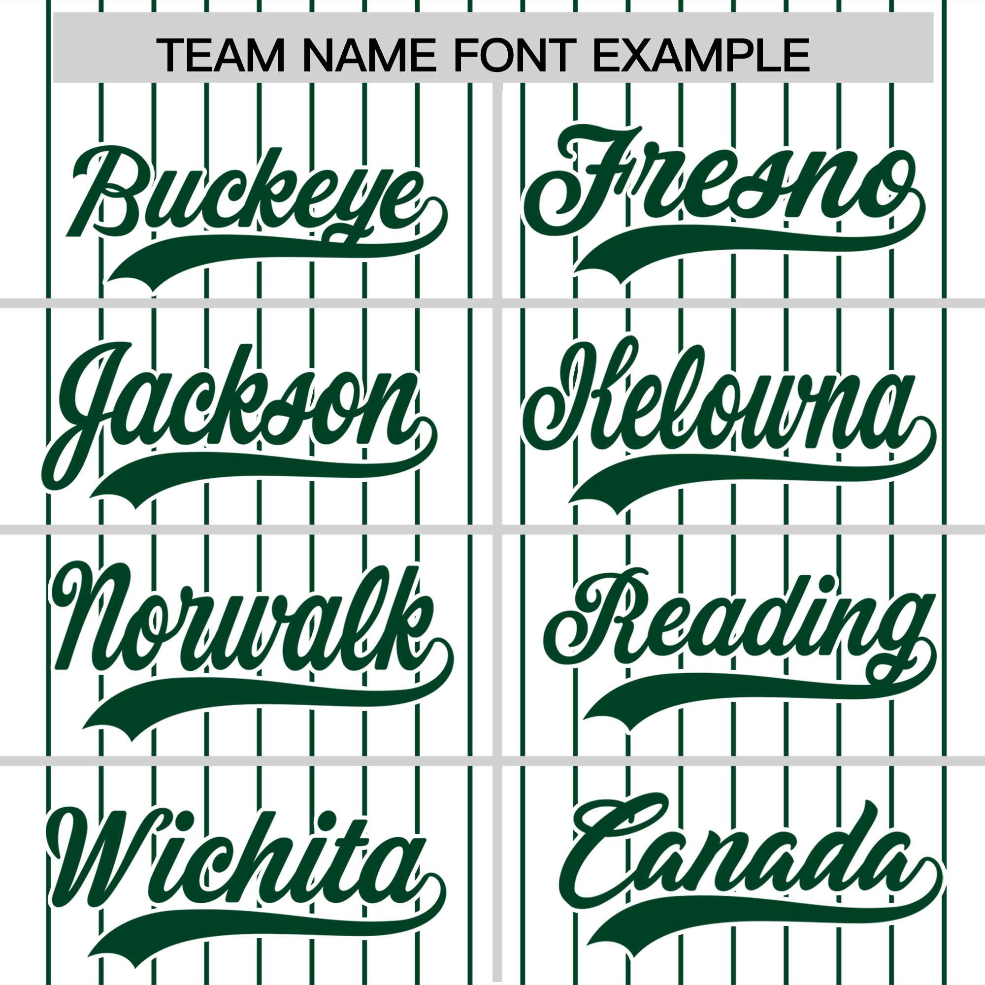 Custom White Green Pinstripe Personalized Two-Tone Authentic Baseball Jersey