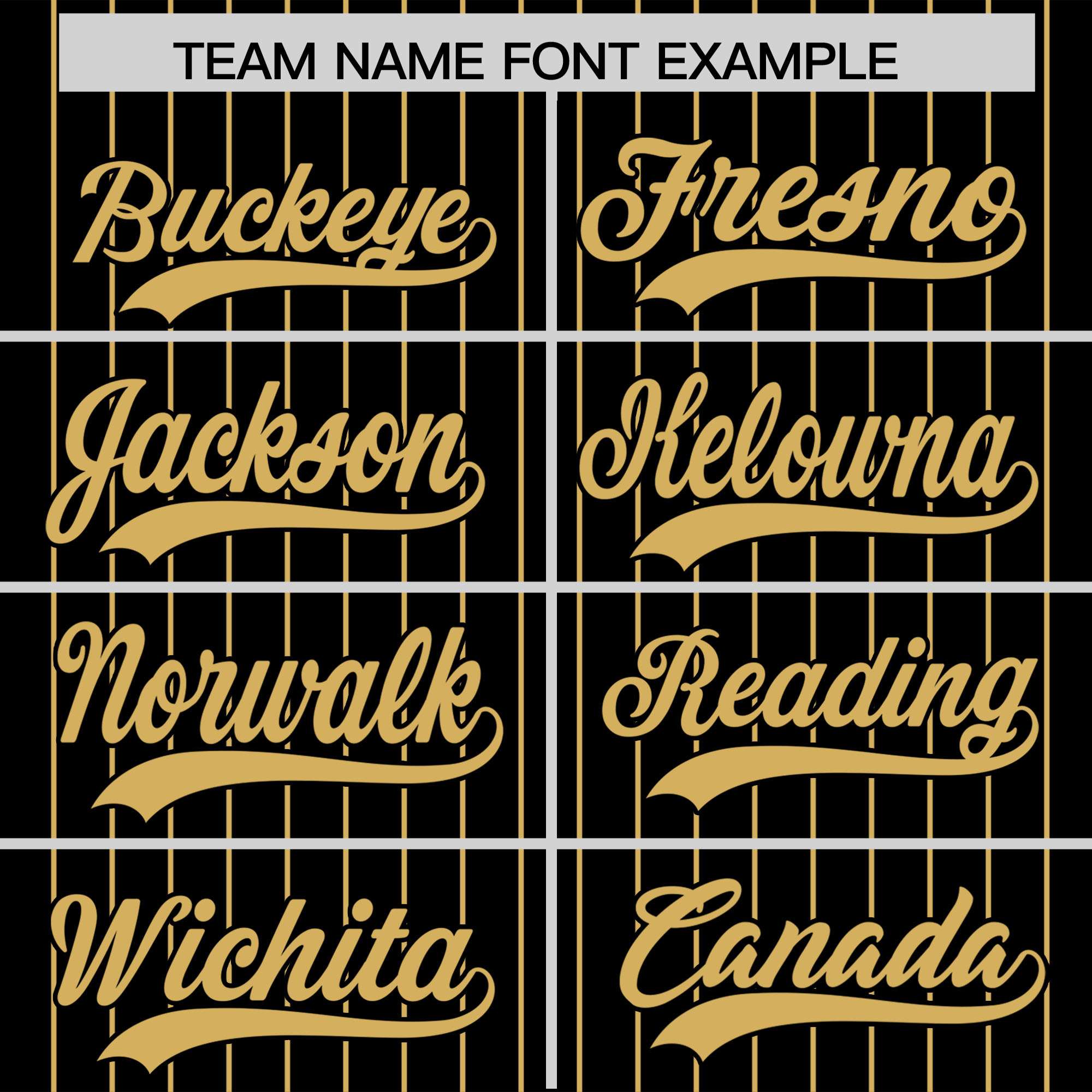 Custom Black Old Gold Pinstripe Personalized Two-Tone Authentic Baseball Jersey