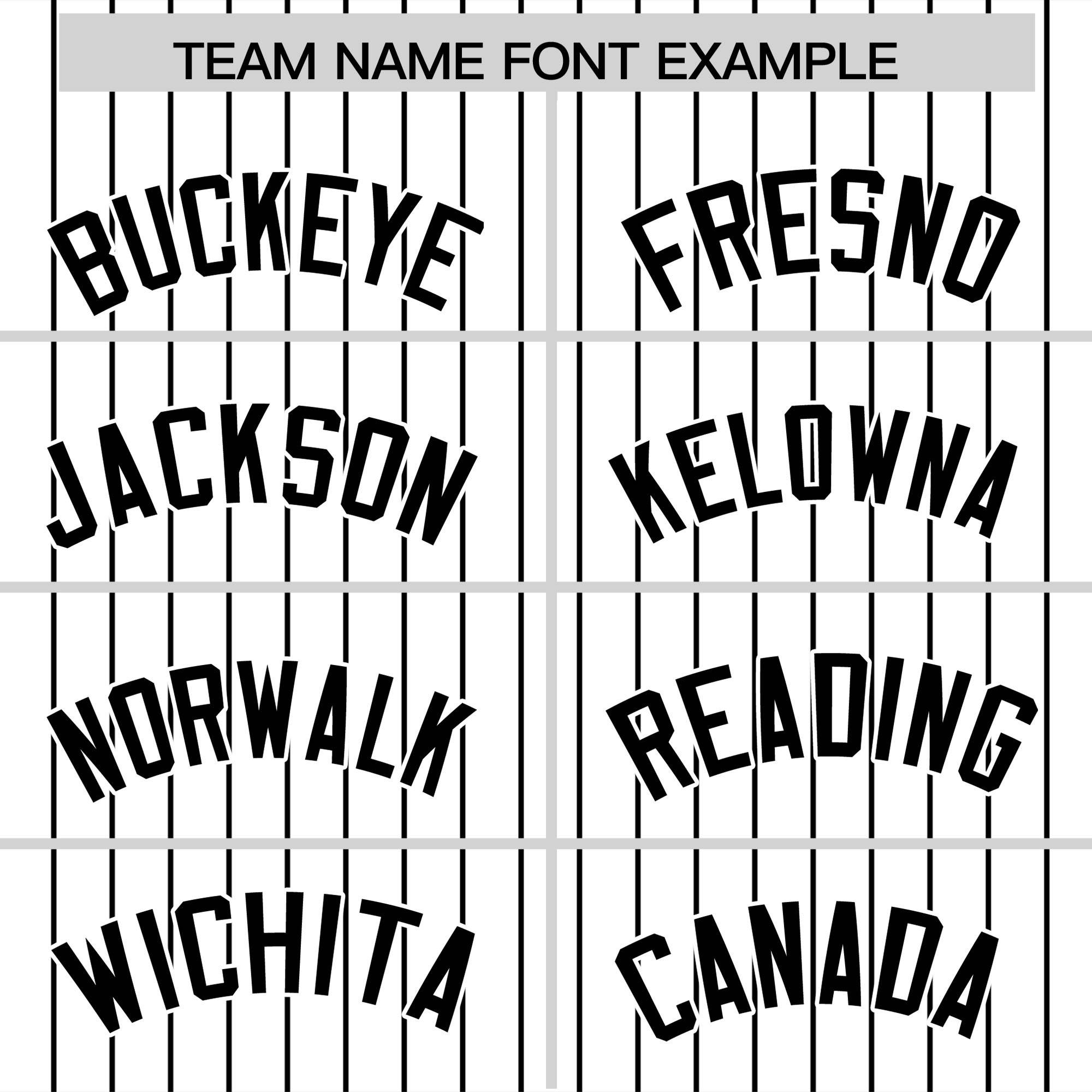 Custom White Black Pinstripe Personalized Two-Tone Authentic Baseball Jersey