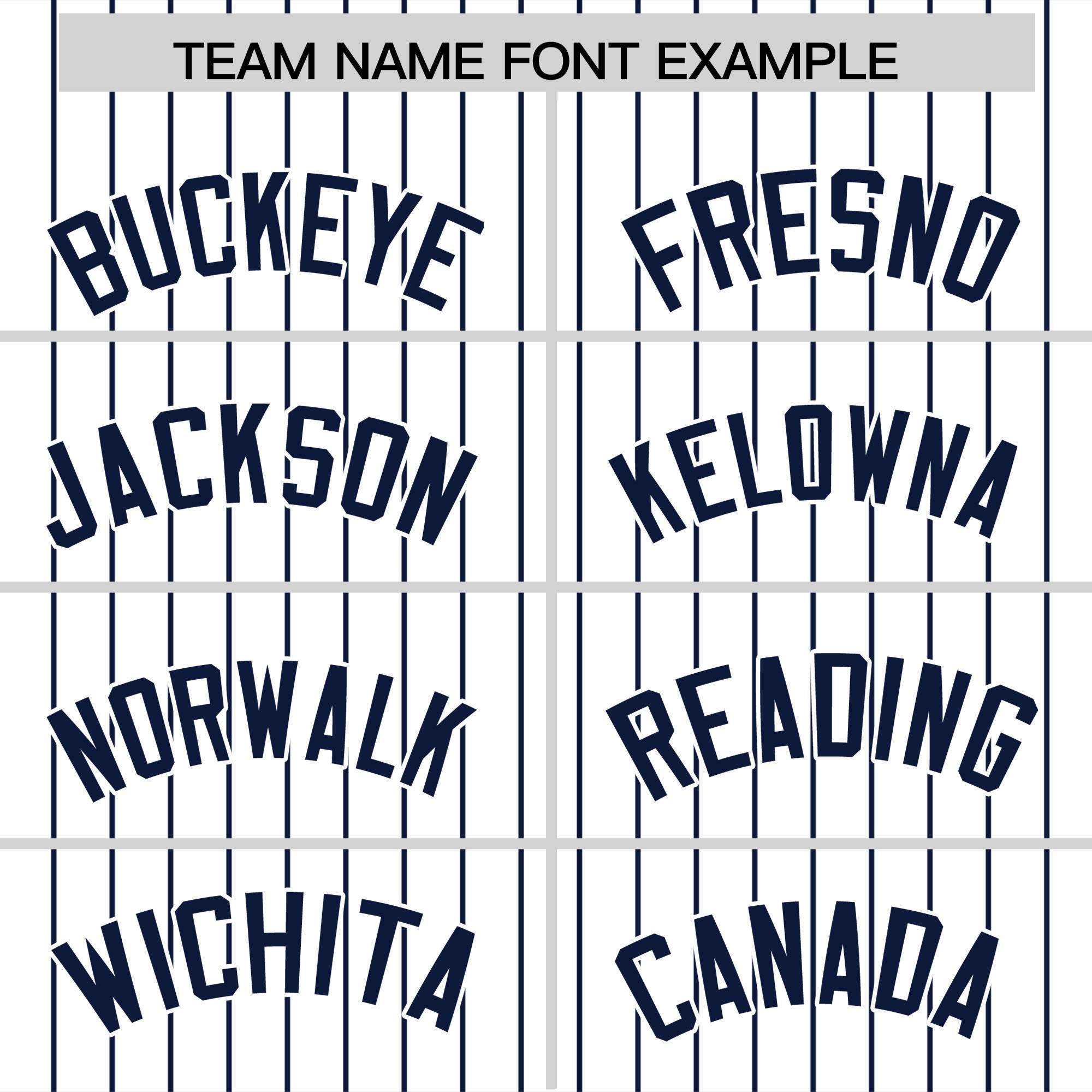 Custom White Navy Pinstripe Personalized Two-Tone Authentic Baseball Jersey