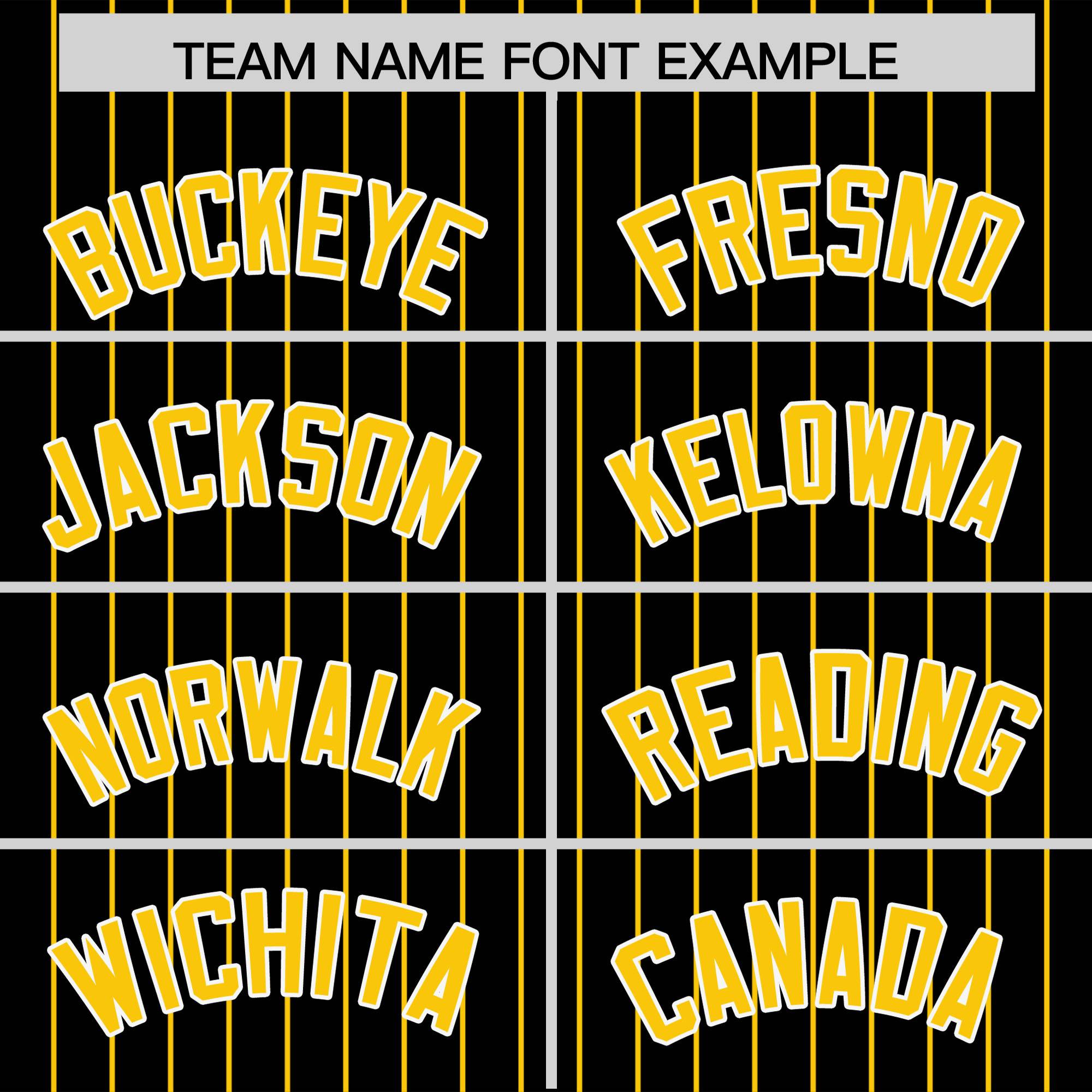 Custom Black Gold Pinstripe Personalized Two-Tone Authentic Baseball Jersey