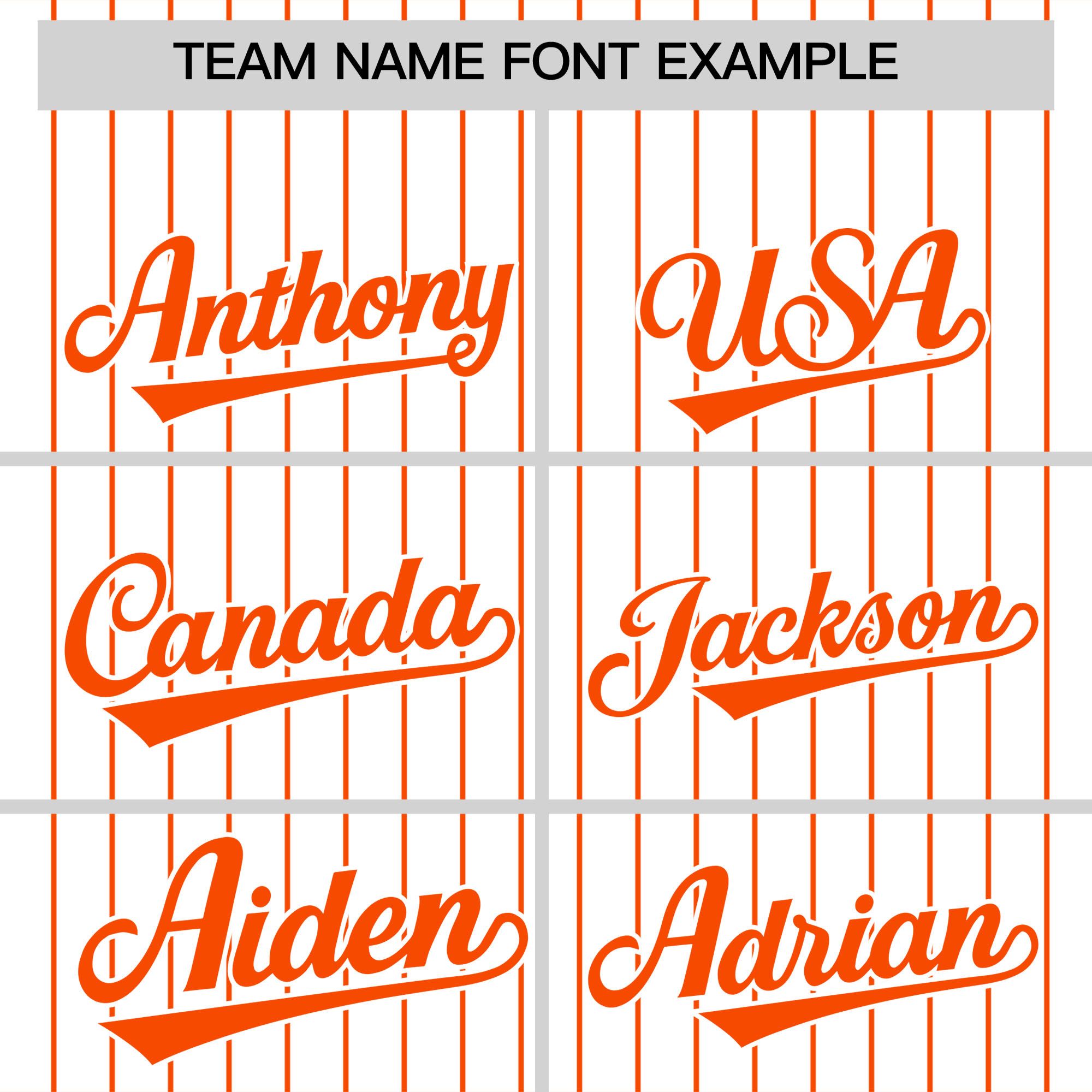 Custom White Orange Pinstripe Personalized Two-Tone Authentic Baseball Jersey