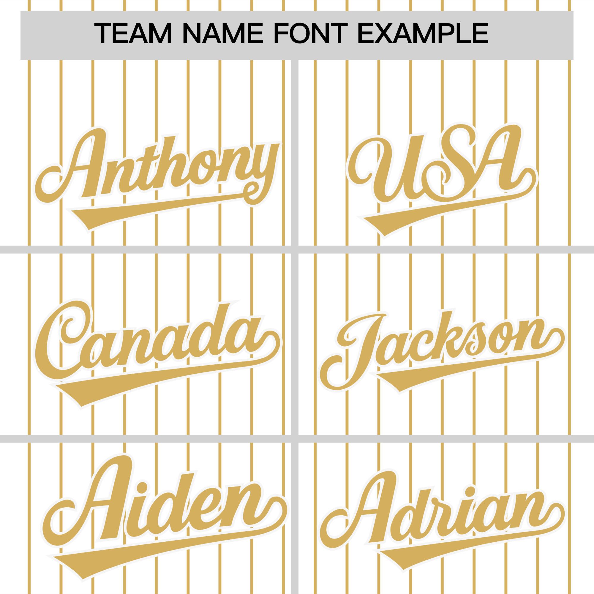 Custom White Old Gold Pinstripe Personalized Two-Tone Authentic Baseball Jersey