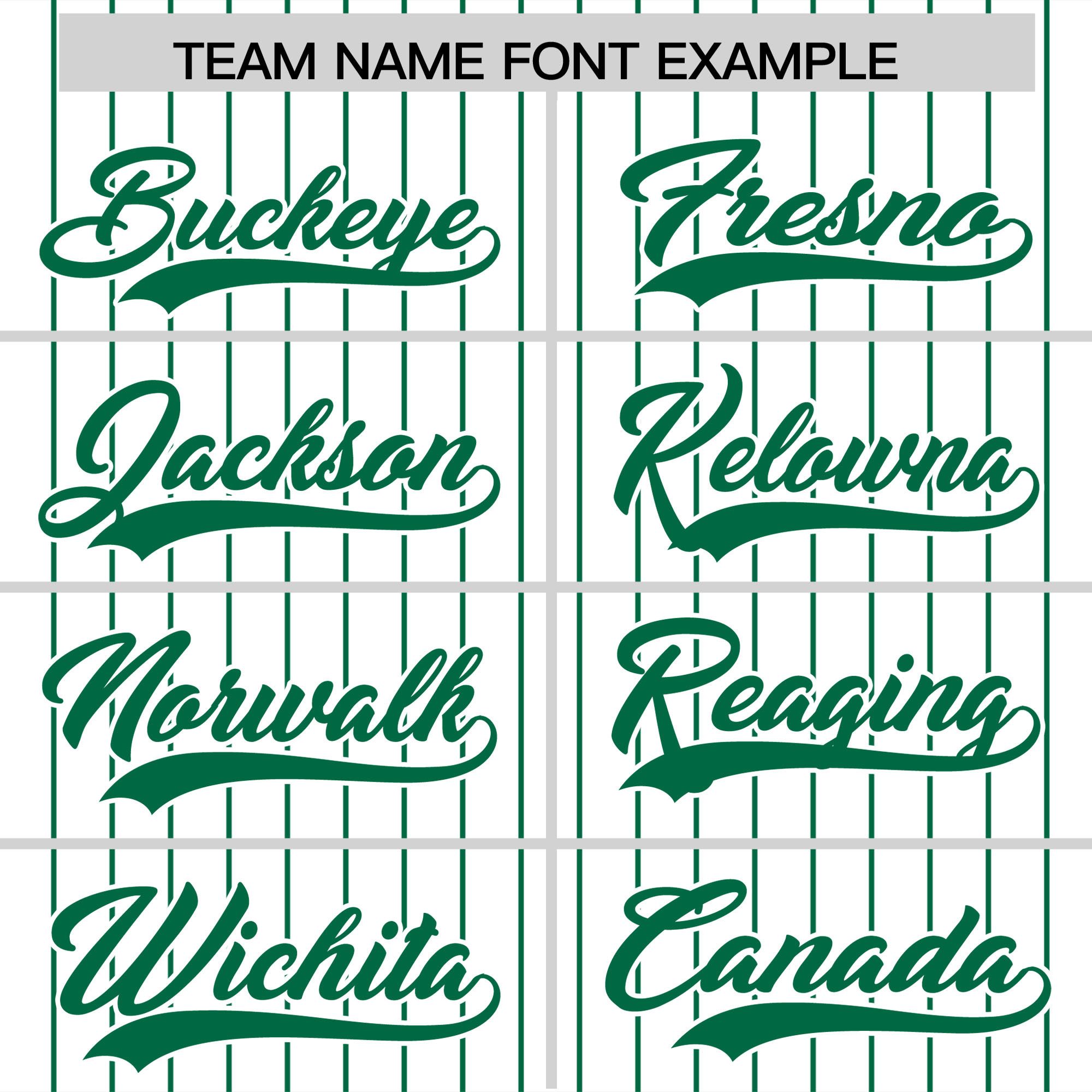 Custom White Kelly Green Pinstripe Personalized Two-Tone Authentic Baseball Jersey