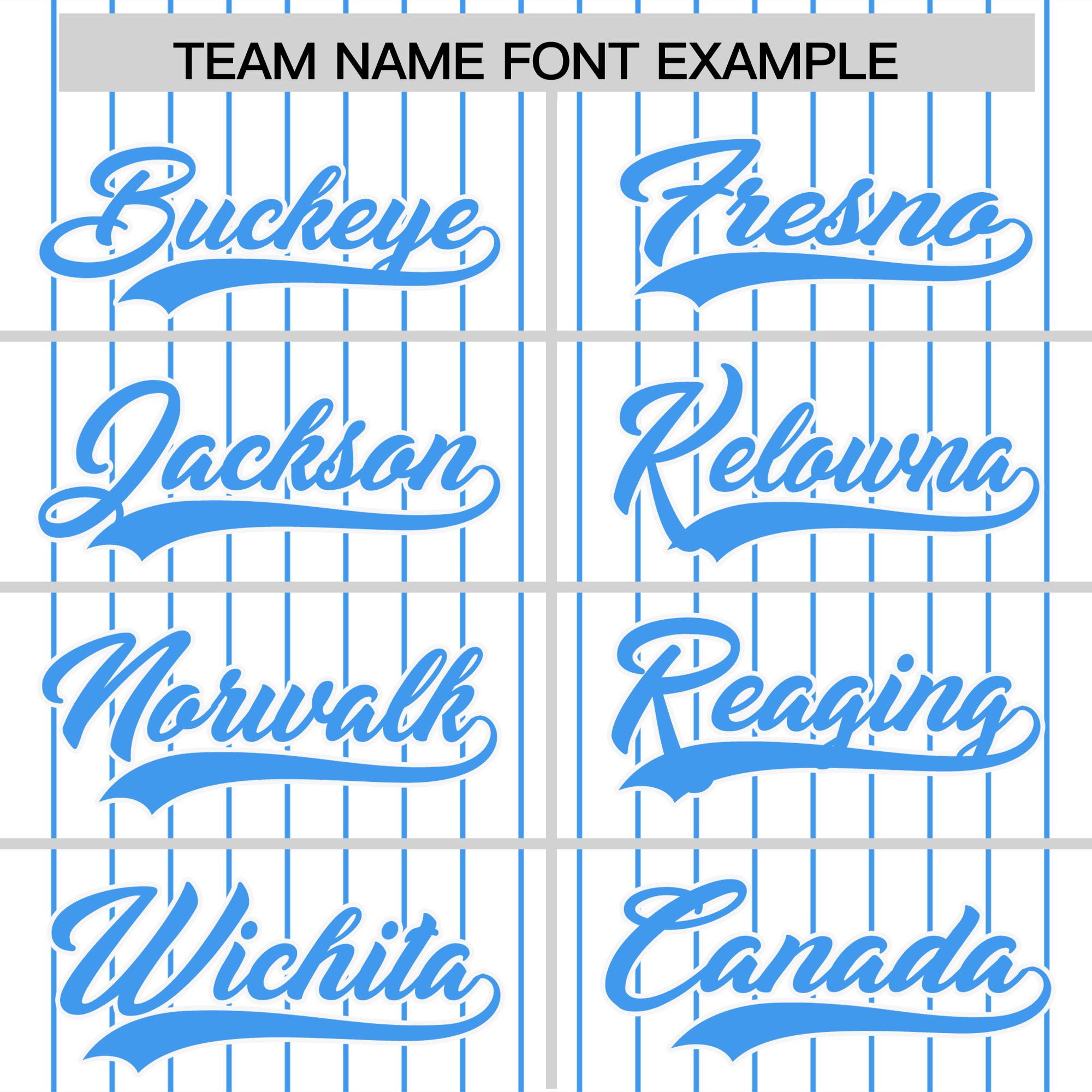 Custom White Powder Blue Pinstripe Personalized Two-Tone Authentic Baseball Jersey