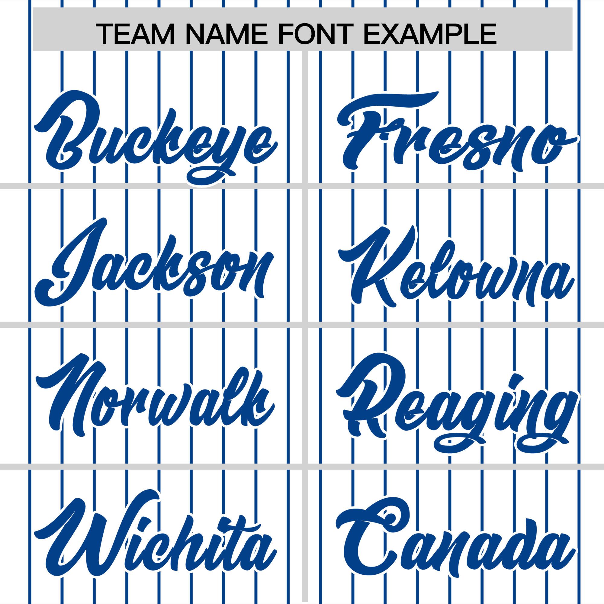 Custom White Royal Pinstripe Personalized Two-Tone Authentic Baseball Jersey