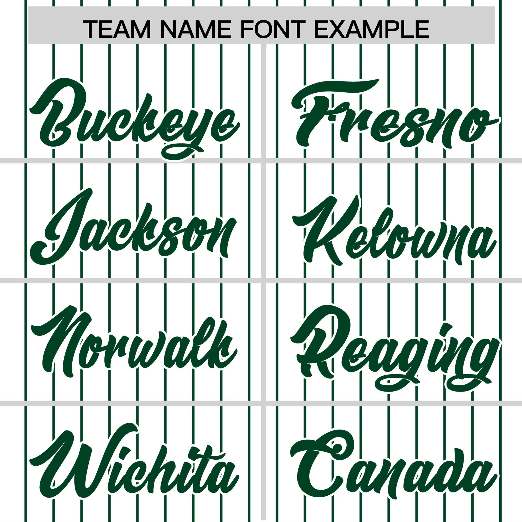 Custom White Green Pinstripe Personalized Two-Tone Authentic Baseball Jersey