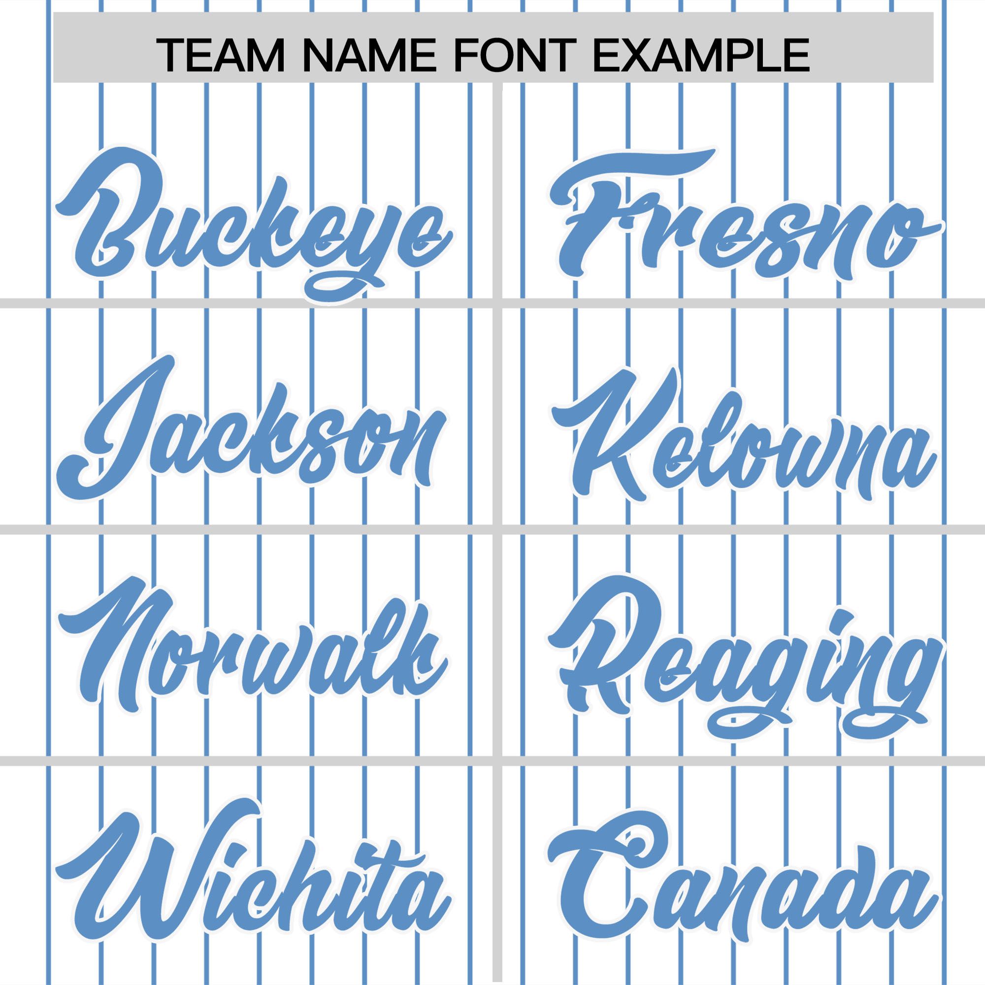 Custom White Light Blue Pinstripe Personalized Two-Tone Authentic Baseball Jersey