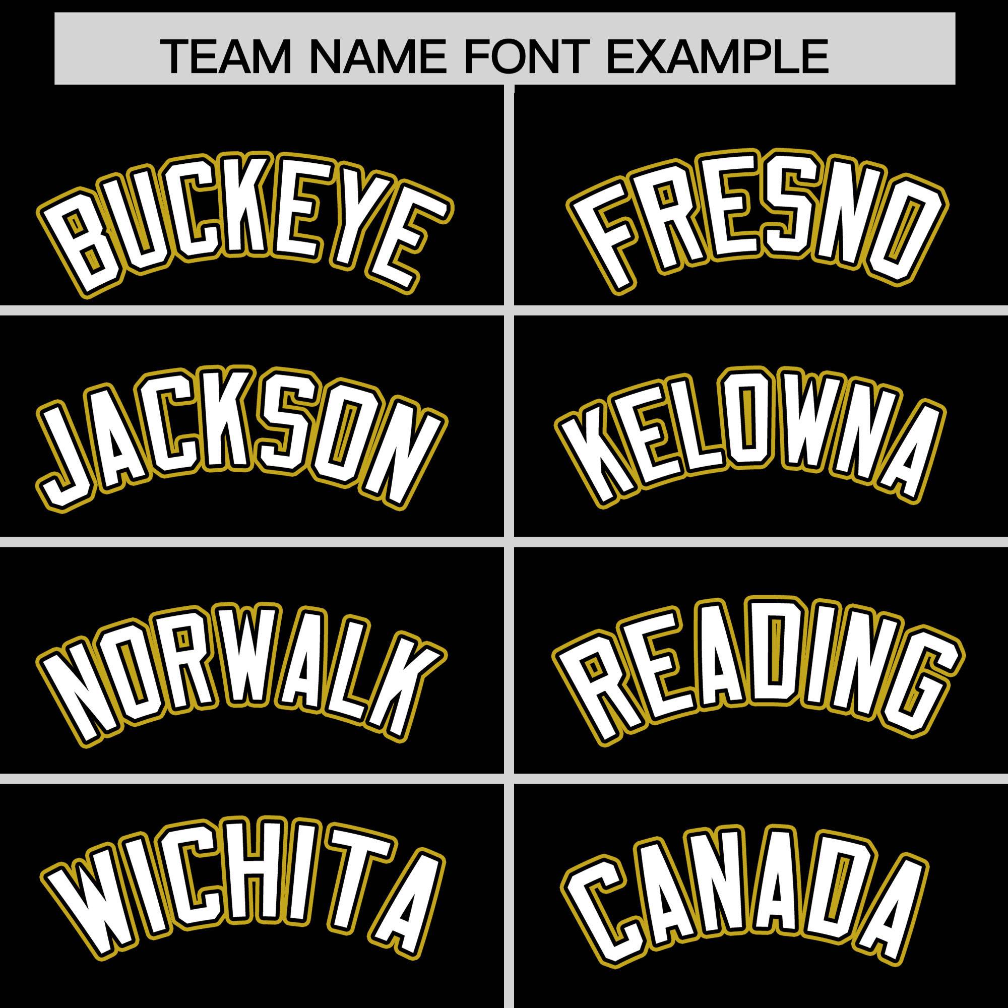 Custom Black Old Gold Personalized Color Block Authentic Baseball jersey