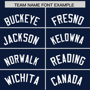 Custom Navy White Personalized Classic Authentic Baseball Jersey