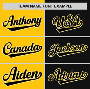 Custom Gold Black Two Tone Striped Fashion Authentic Baseball Jersey