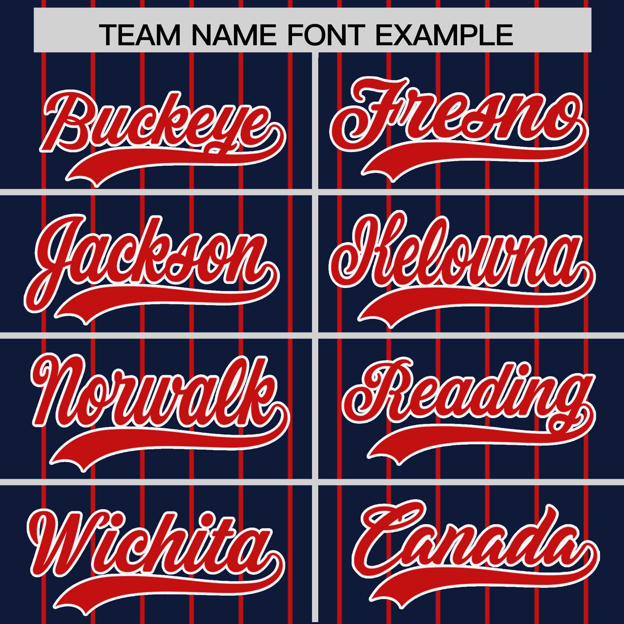 Custom Navy Red Pinstripe Personalized Two-Tone Authentic Baseball Jersey