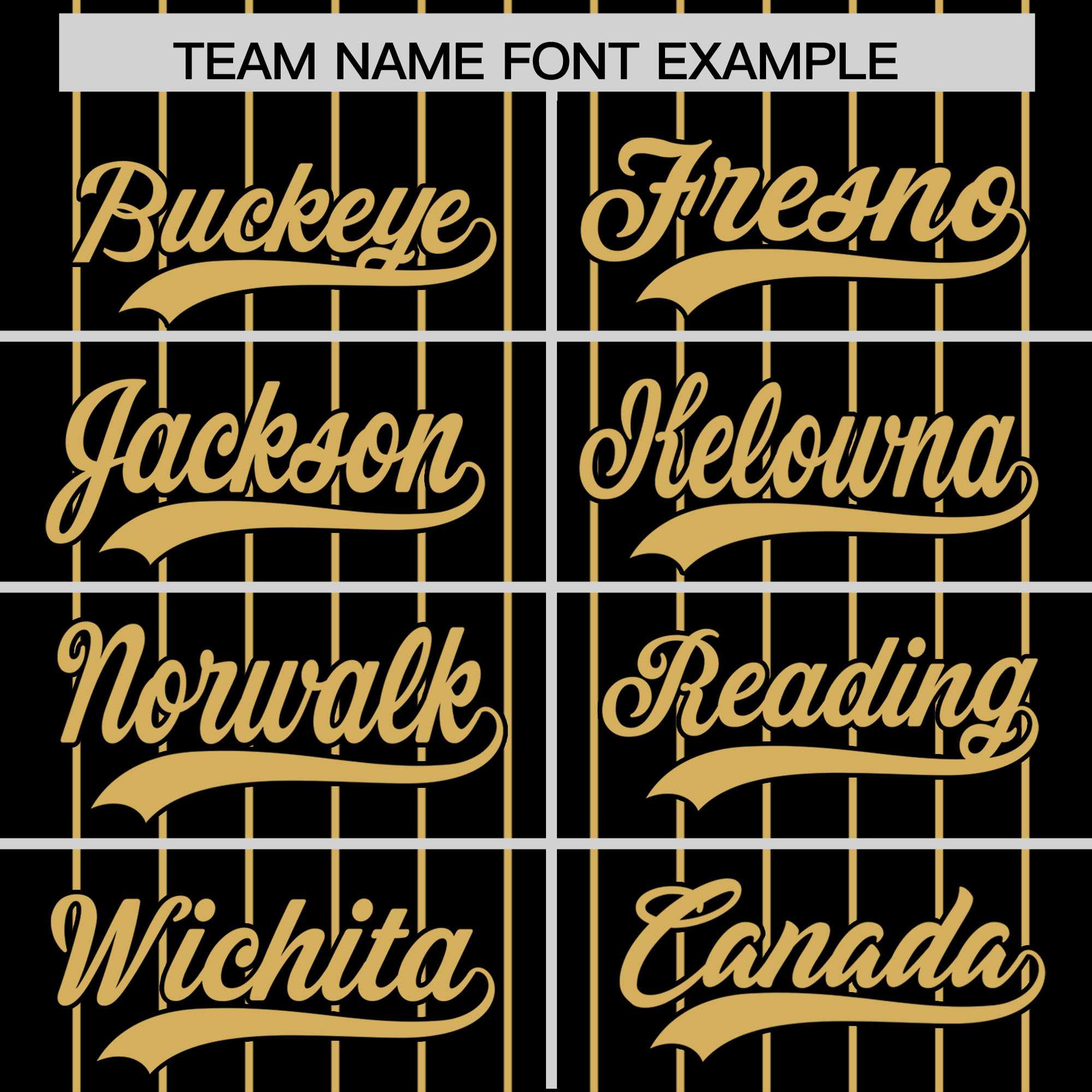 Custom Black Old Gold Pinstripe Personalized Two-Tone Authentic Baseball Jersey