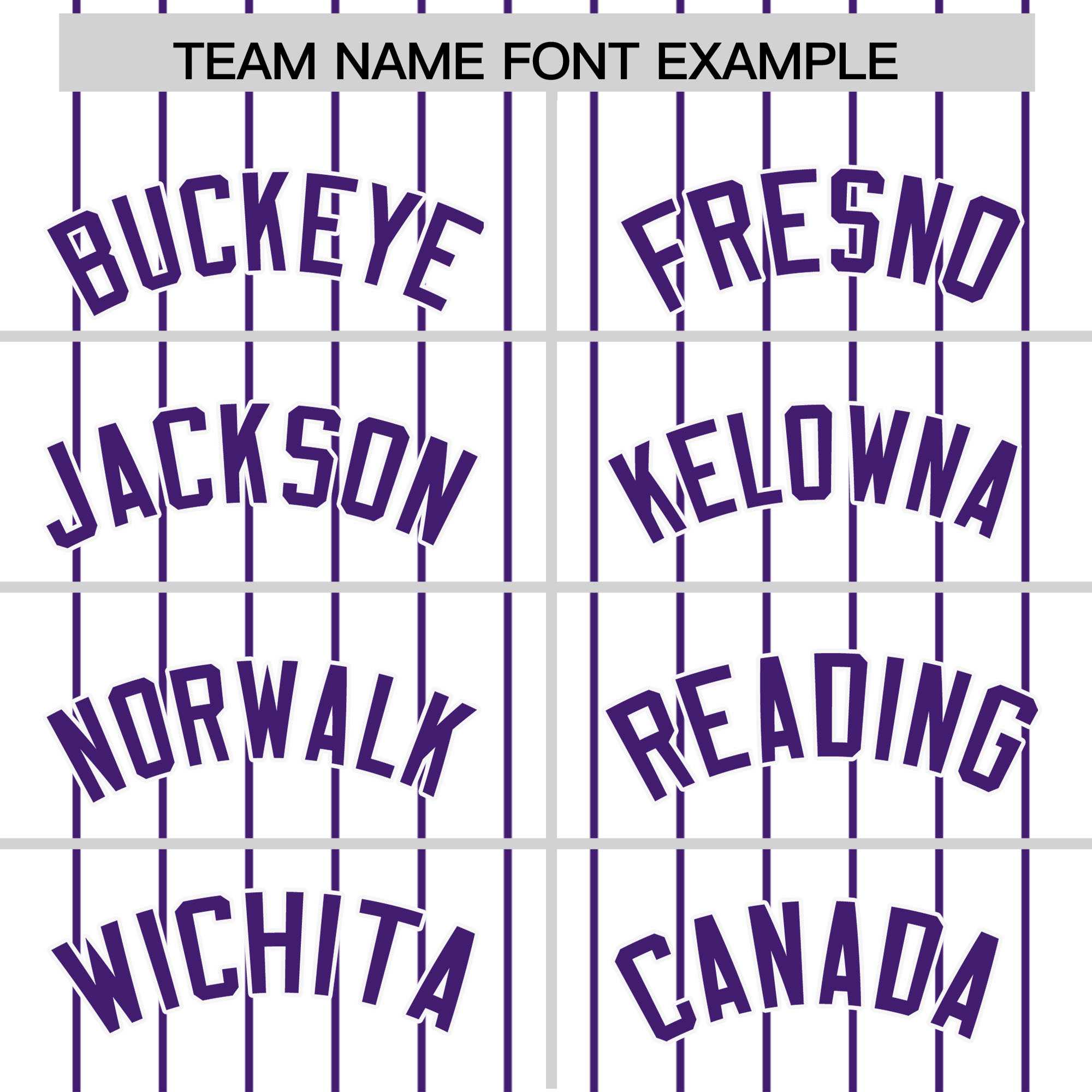 Custom White Purple Pinstripe Personalized Two-Tone Authentic Baseball Jersey