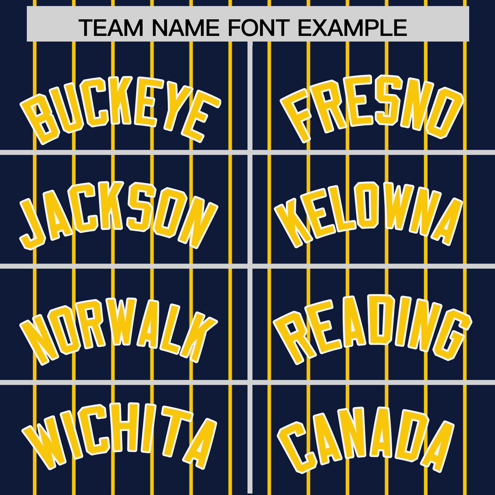 Custom Navy Gold Pinstripe Personalized Two-Tone Authentic Baseball Jersey