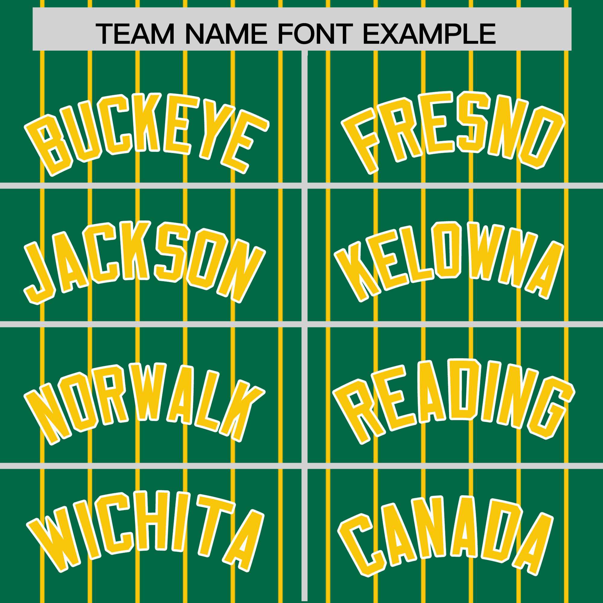 Custom Kelly Green Gold Pinstripe Personalized Two-Tone Authentic Baseball Jersey