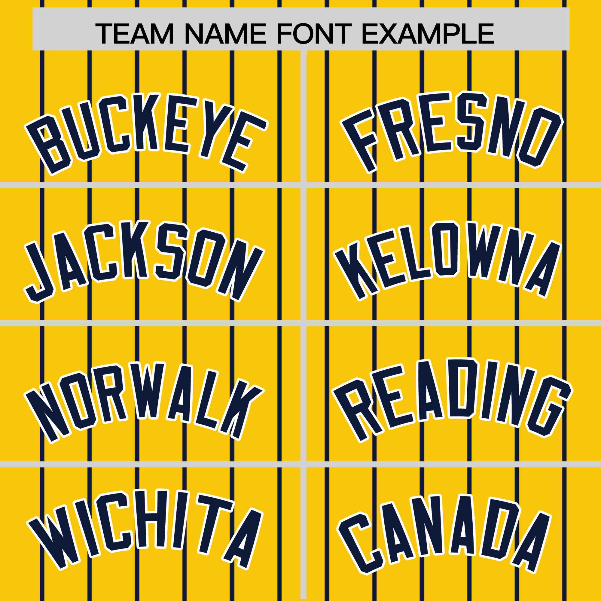 Custom Gold Navy Pinstripe Personalized Two-Tone Authentic Baseball Jersey