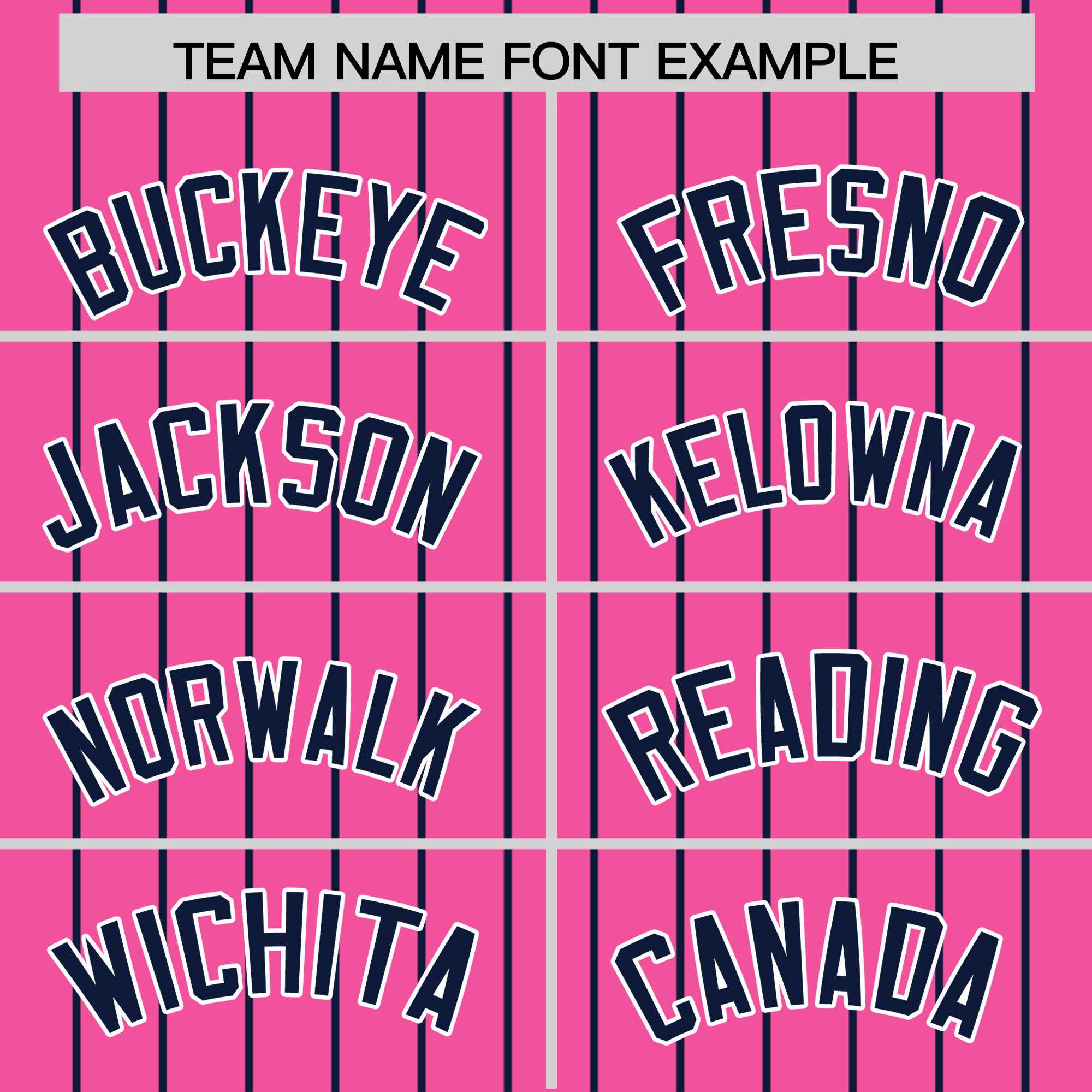 Custom Pink Navy Pinstripe Personalized Two-Tone Authentic Baseball Jersey