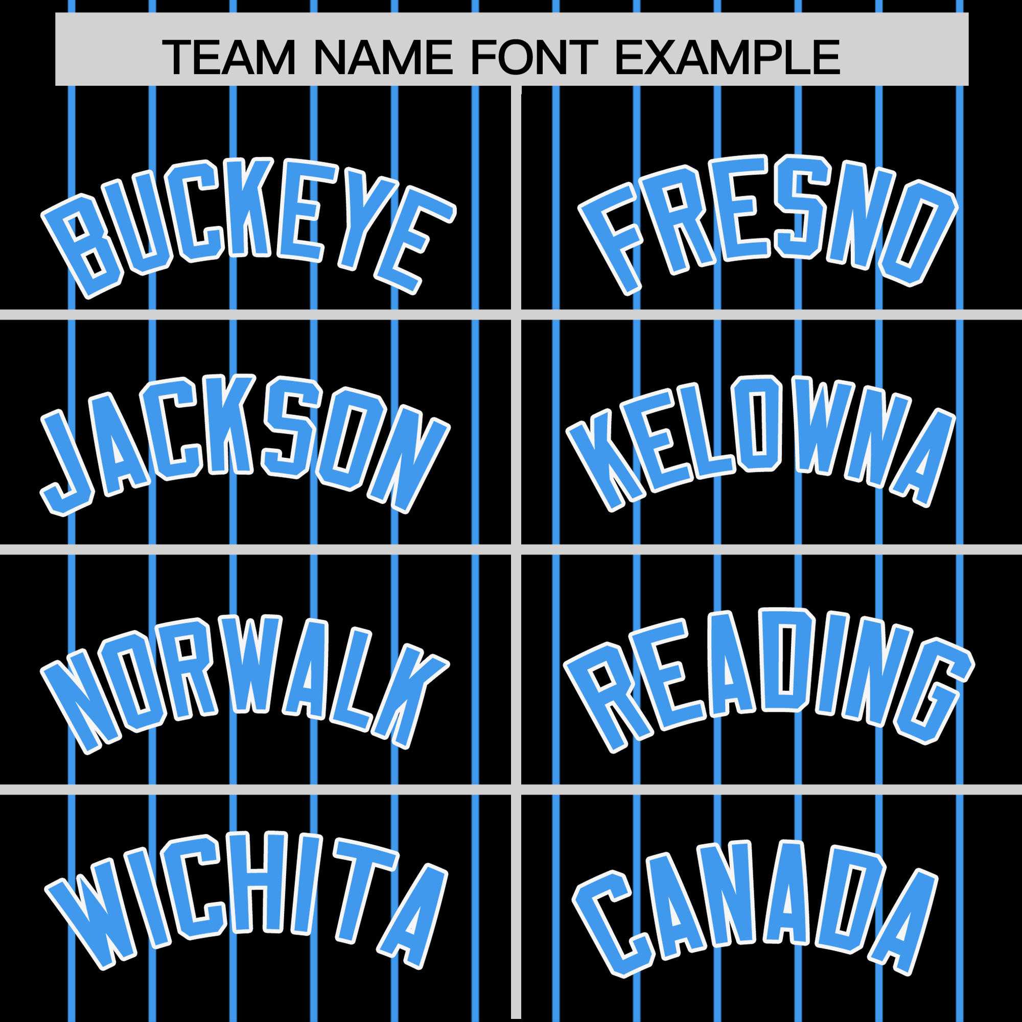 Custom Black Powder Blue Pinstripe Personalized Two-Tone Authentic Baseball Jersey