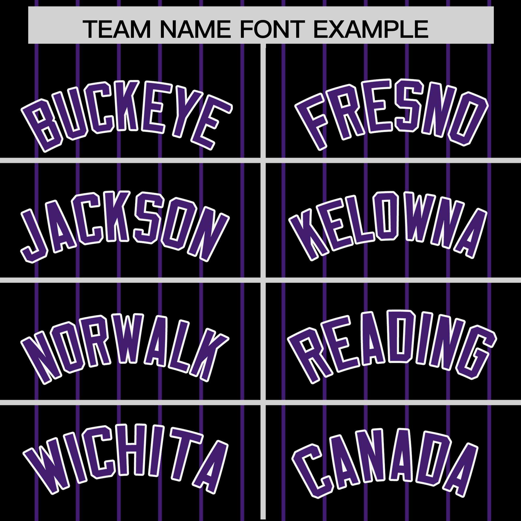 Custom Black Purple Pinstripe Personalized Two-Tone Authentic Baseball Jersey