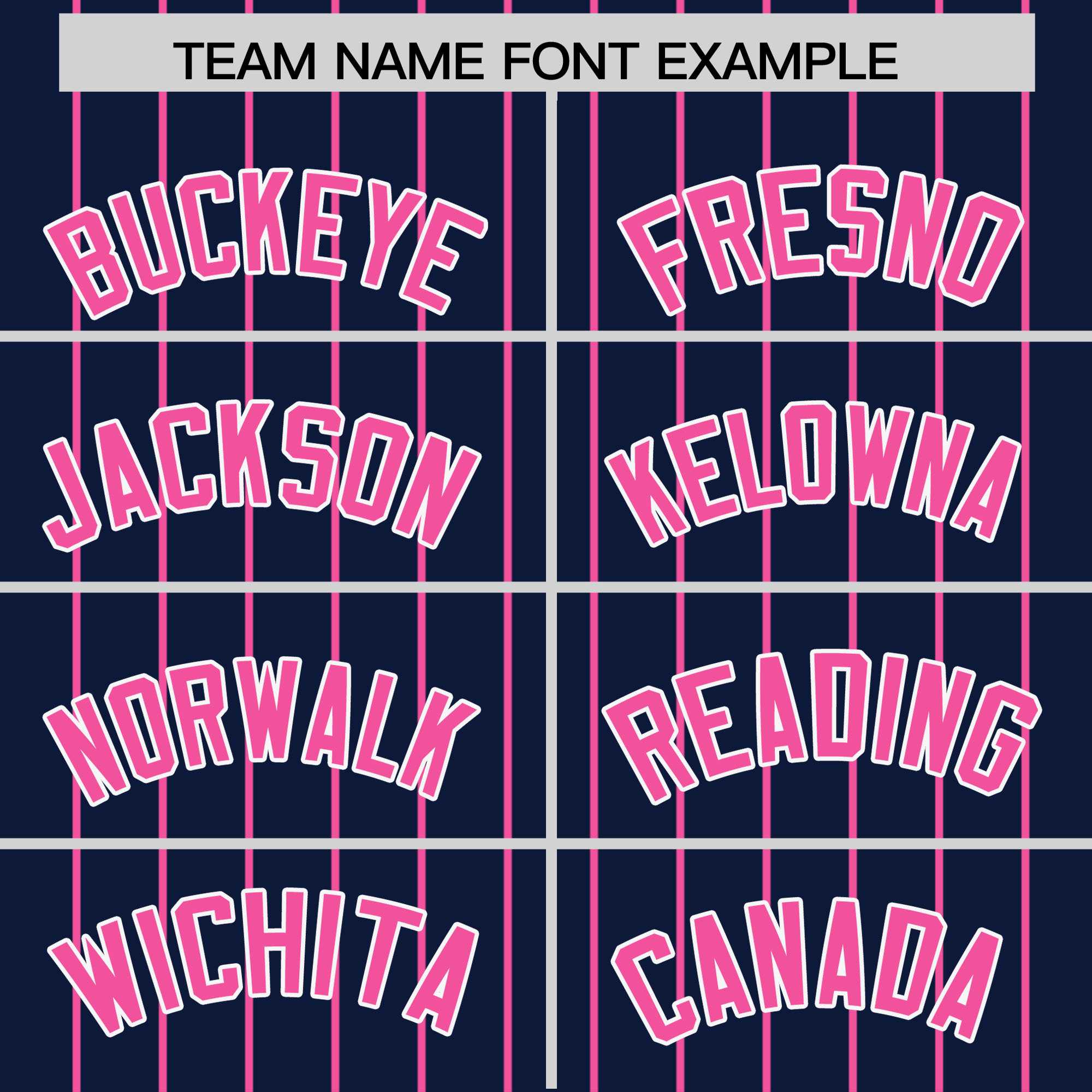 Custom Navy Pink Pinstripe Personalized Two-Tone Authentic Baseball Jersey